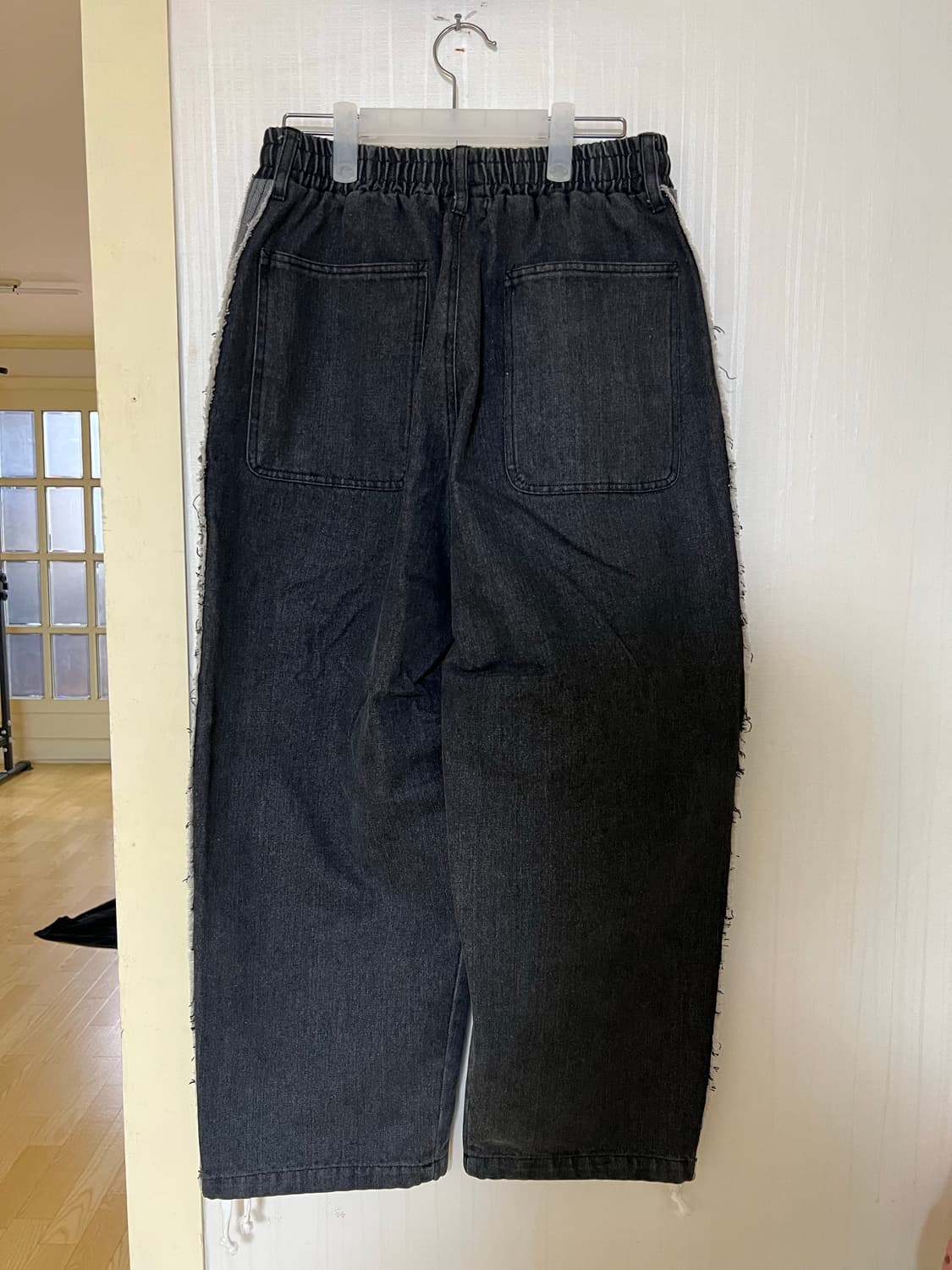 사이드 라인 와이드 데님팬츠 L 상품이미지2