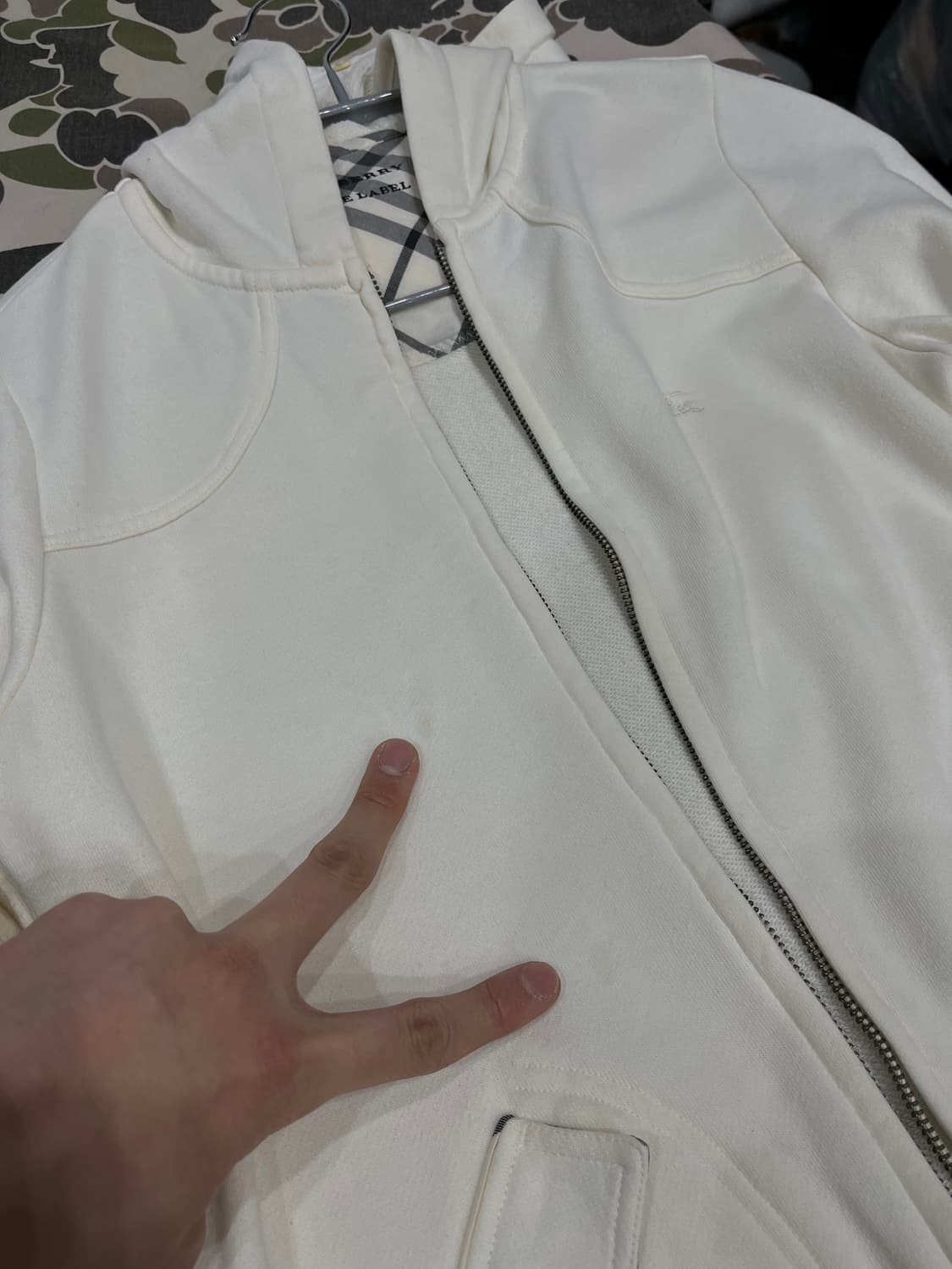 버버리 로고 후드집업 우먼즈  상품이미지10