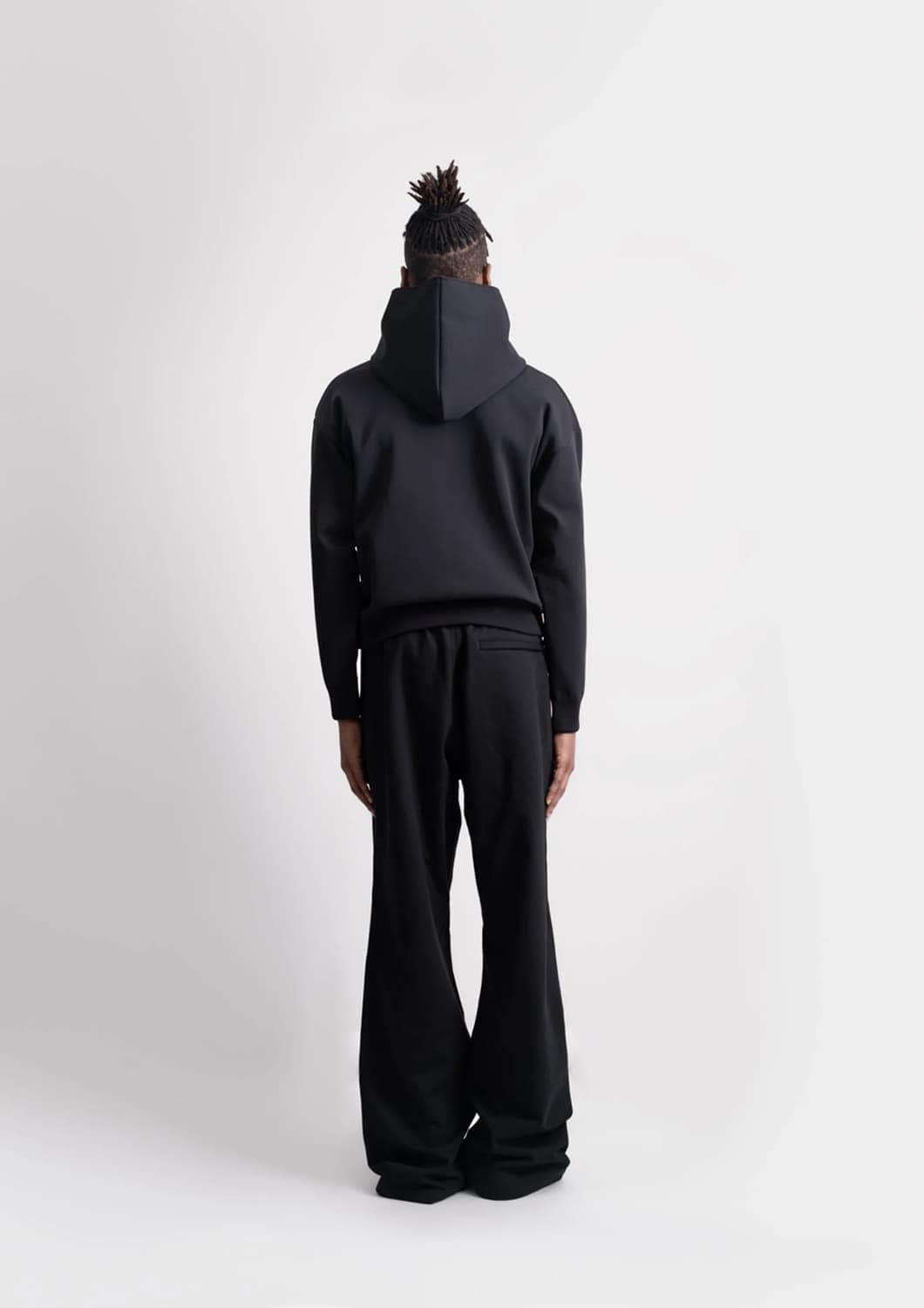 S) VUJA DE 부자데 플라스틱 후드 집업 블랙 상품이미지5