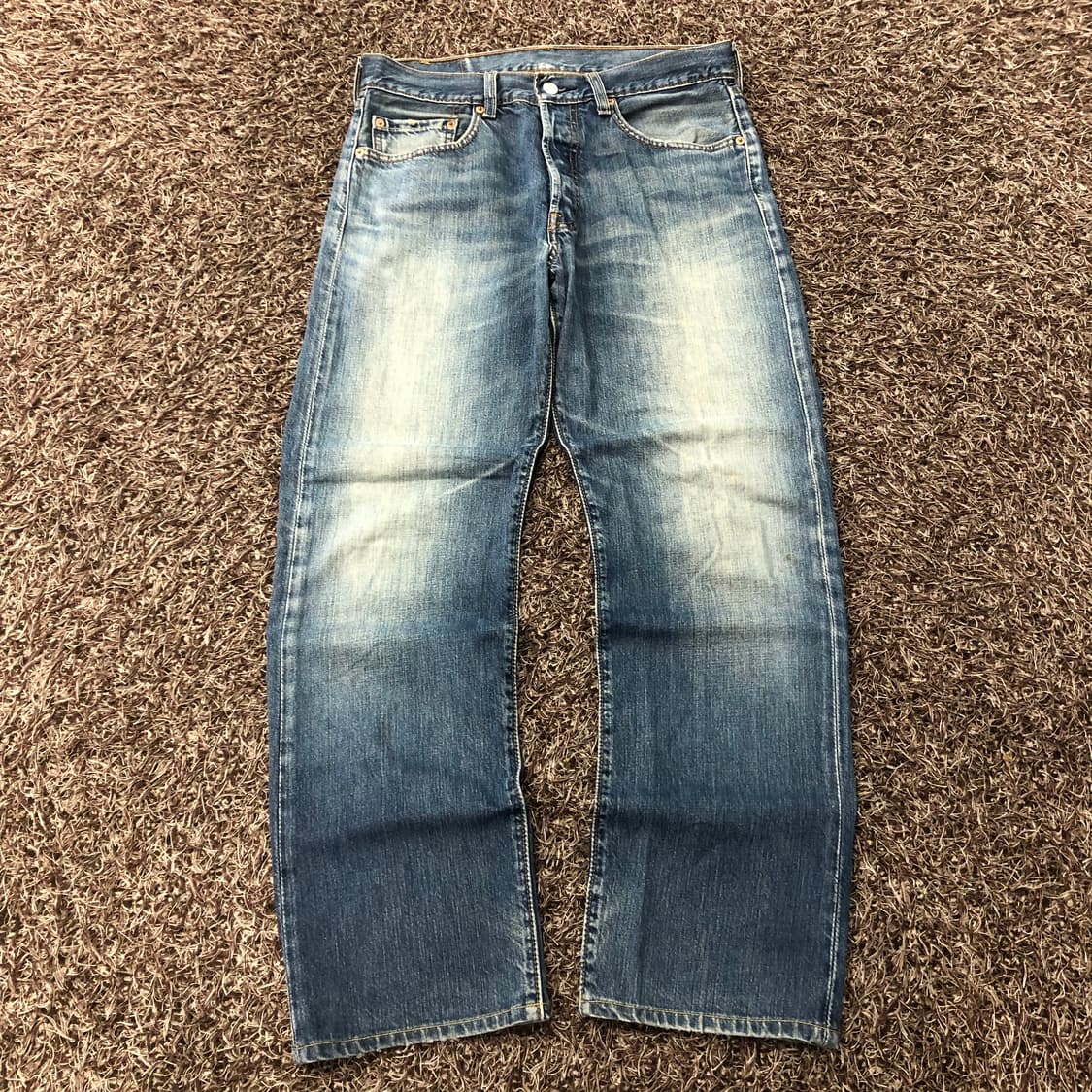 리바이스 501 워싱 데님 팬츠 상품이미지2