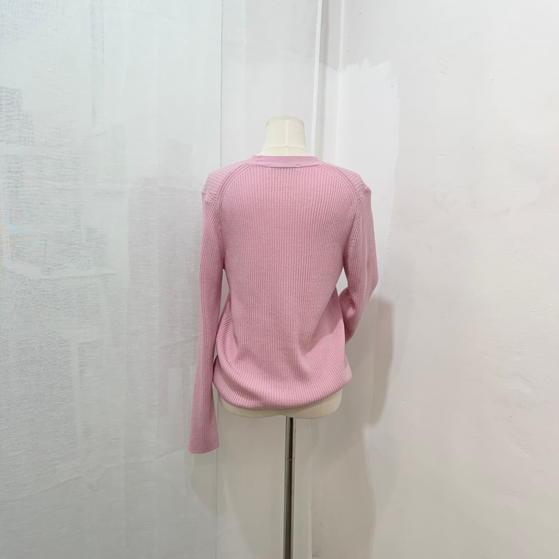 망고매니플리즈 브이넥 골지 니트가디건 4295 상품이미지4