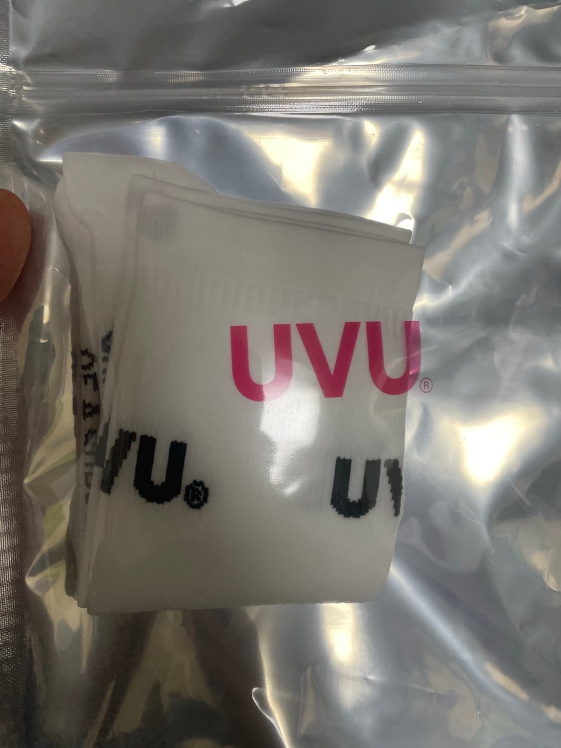 L-LX ) UVU 삭스 화이트 상품이미지1