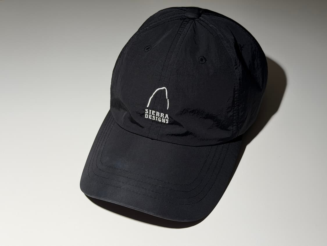 시에라디자인 로고 자수 볼캡 블랙 ML(58) 상품이미지1