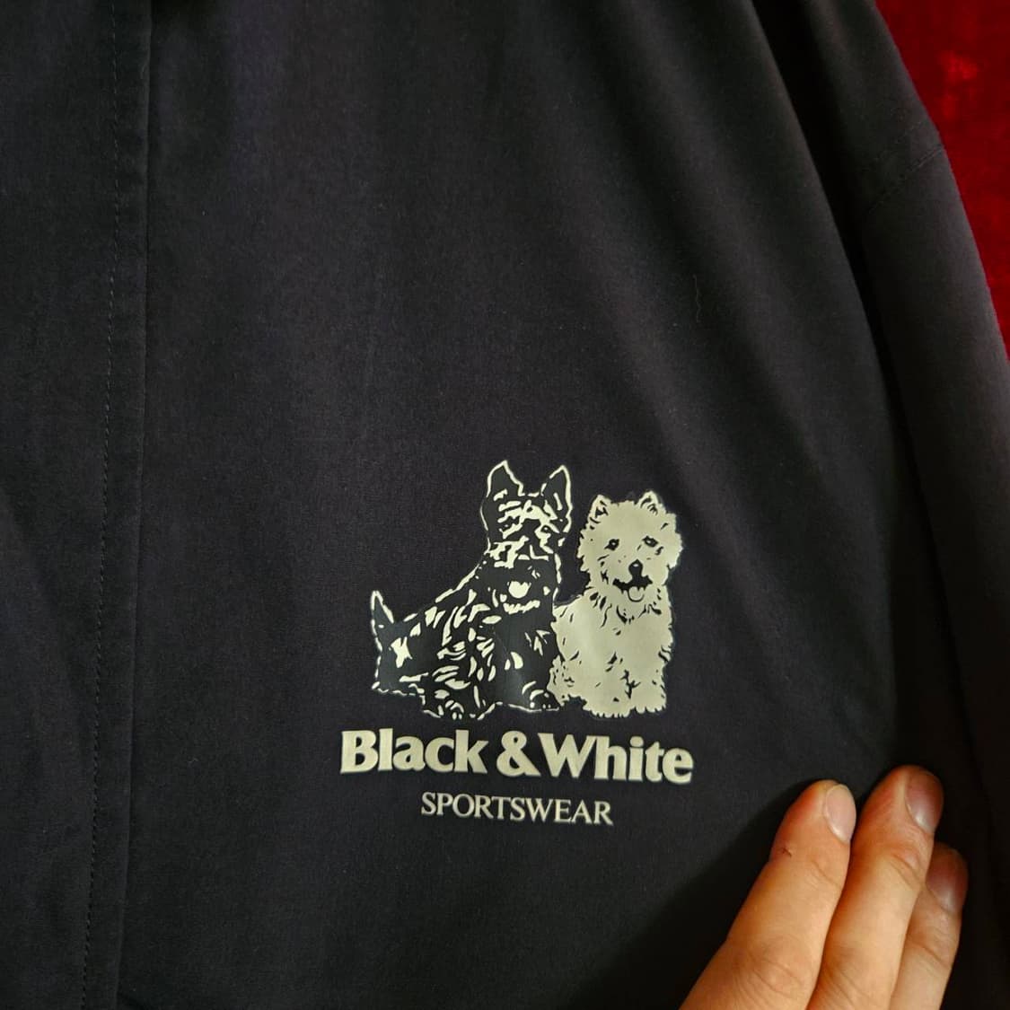 블랙엔화이트(Black&White) 00's 카라넥 나일론 봄버자켓 상품이미지4