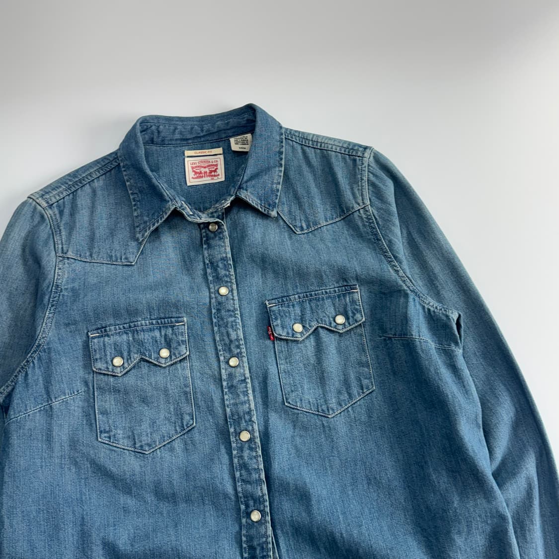 Levis 리바이스 투포켓 데님 셔츠   상품이미지4
