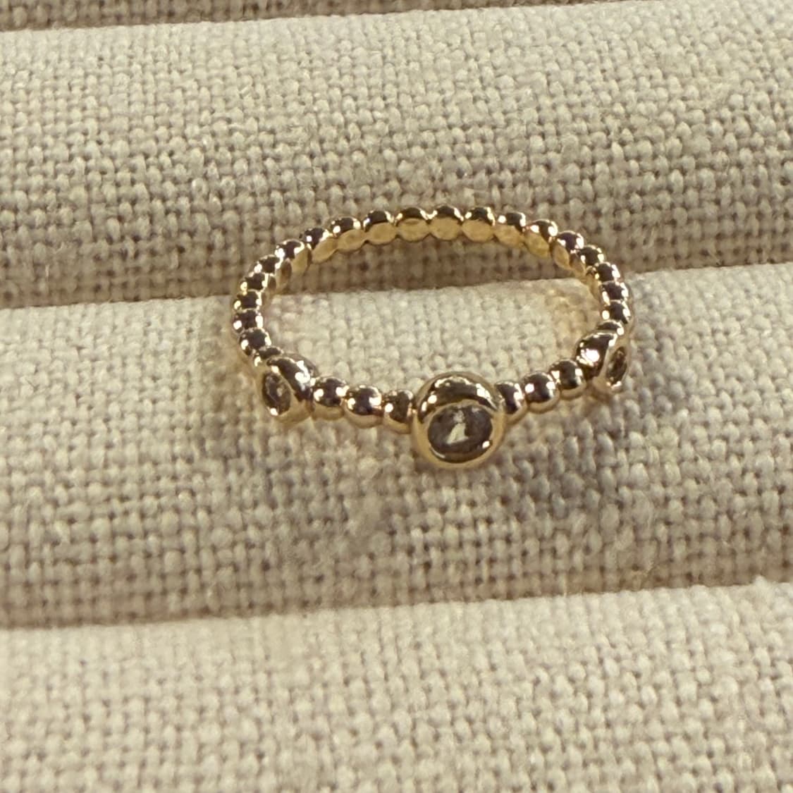 새상품 여성 신주 은도금 외계인 골드 반지 상품이미지1