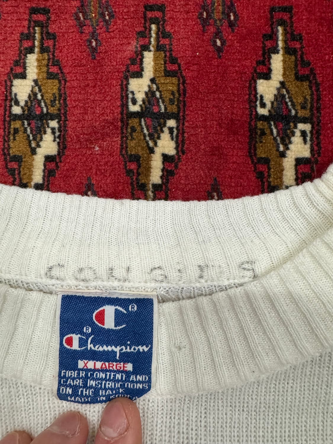 70s 챔피온 스트라이프 니트 상품이미지2