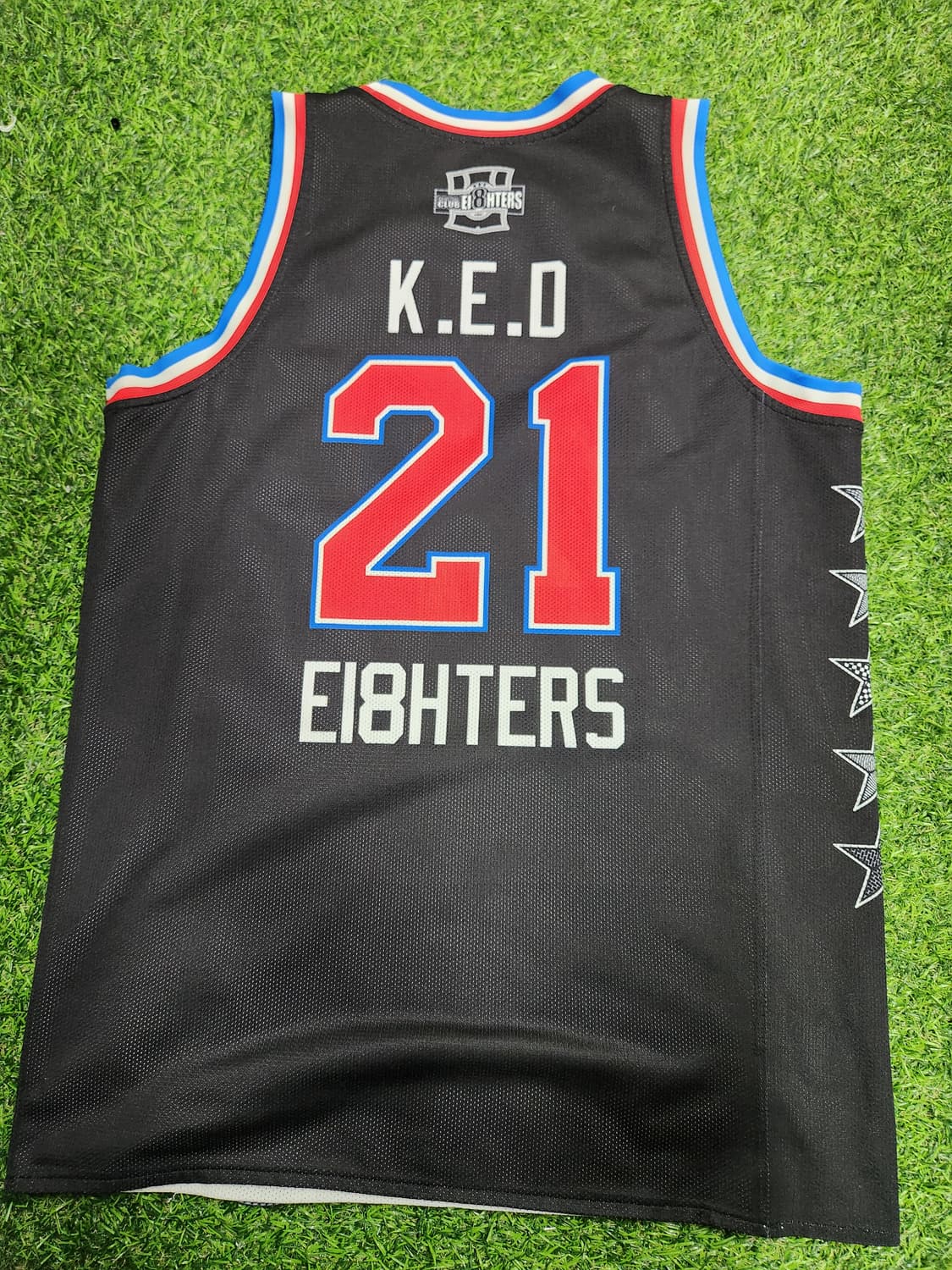 🔥EIGHTERS 리버서블 농구 저지 #21 블랙&화이트🔥양면 상품이미지6