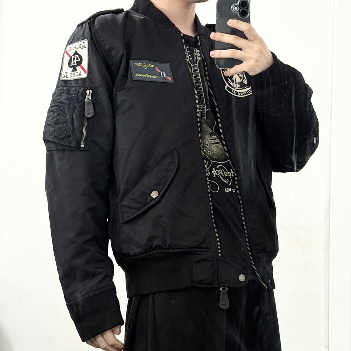 아비렉스 멀티패치 MA-1 자켓 상품이미지2