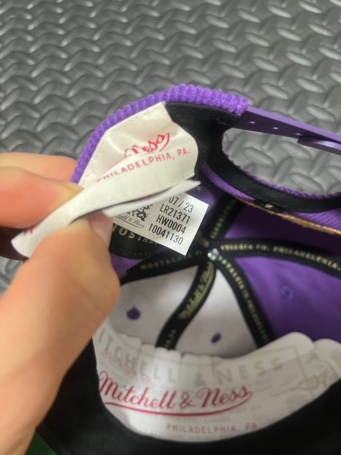 레이커스 코듀로이 스냅백 상품이미지6