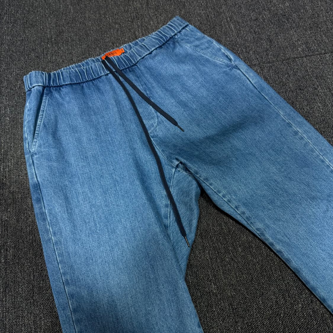 BARENA 바레나 밴딩 데님 팬츠 상품이미지2