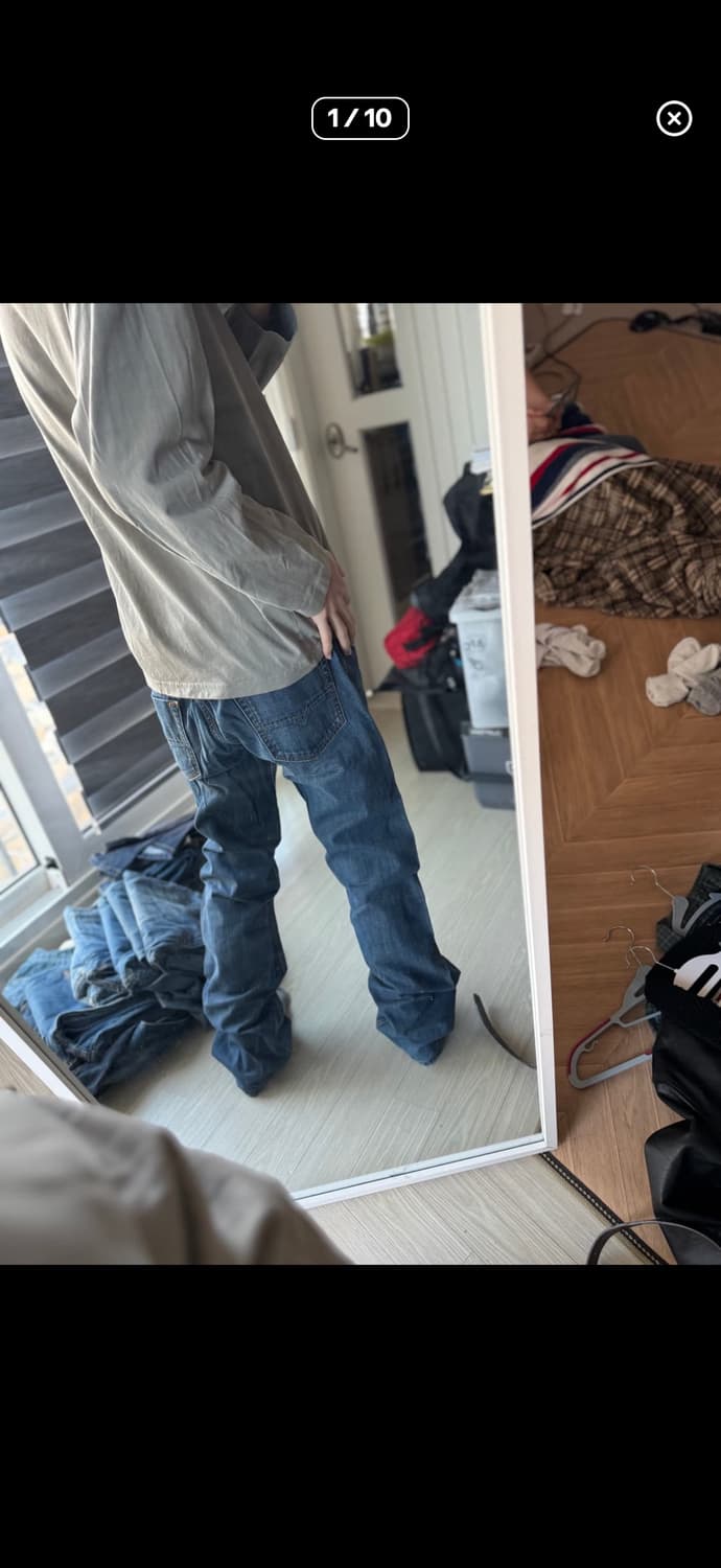 디젤 w32 L32 세미와이드 청팬츠 판매합니다  상품이미지1