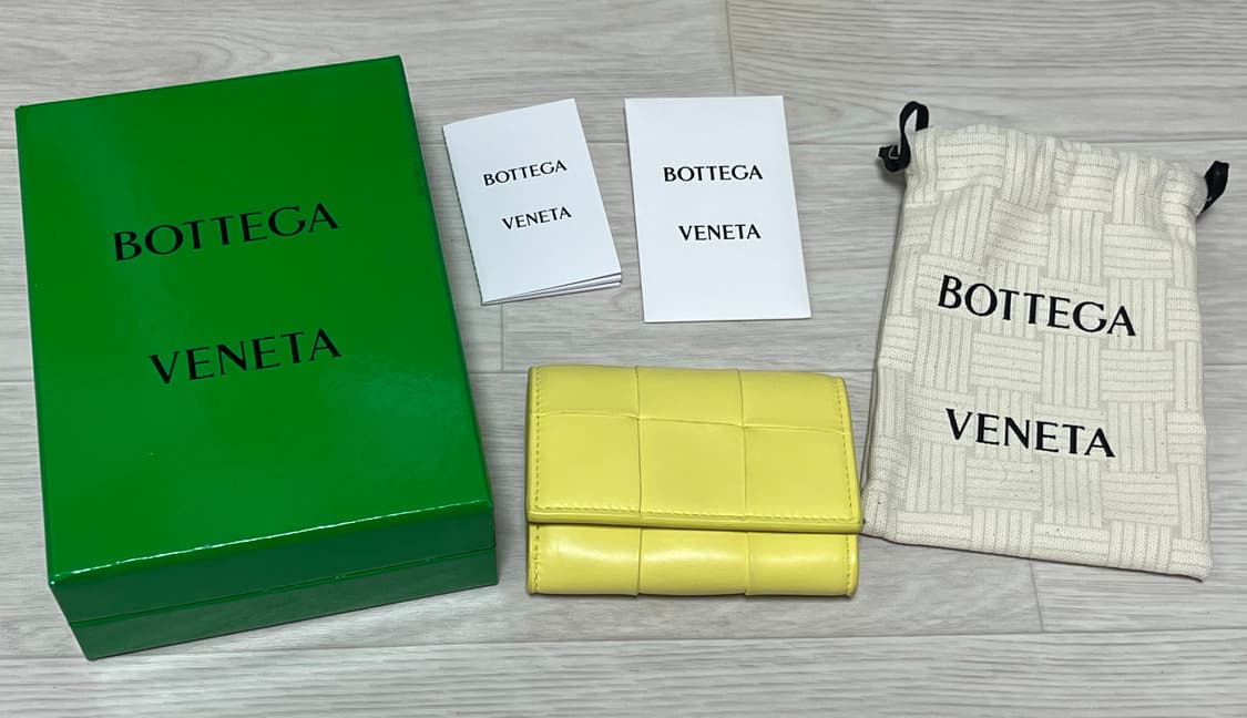 보테가베네타 카세트 반지갑 옐로우 상품이미지1