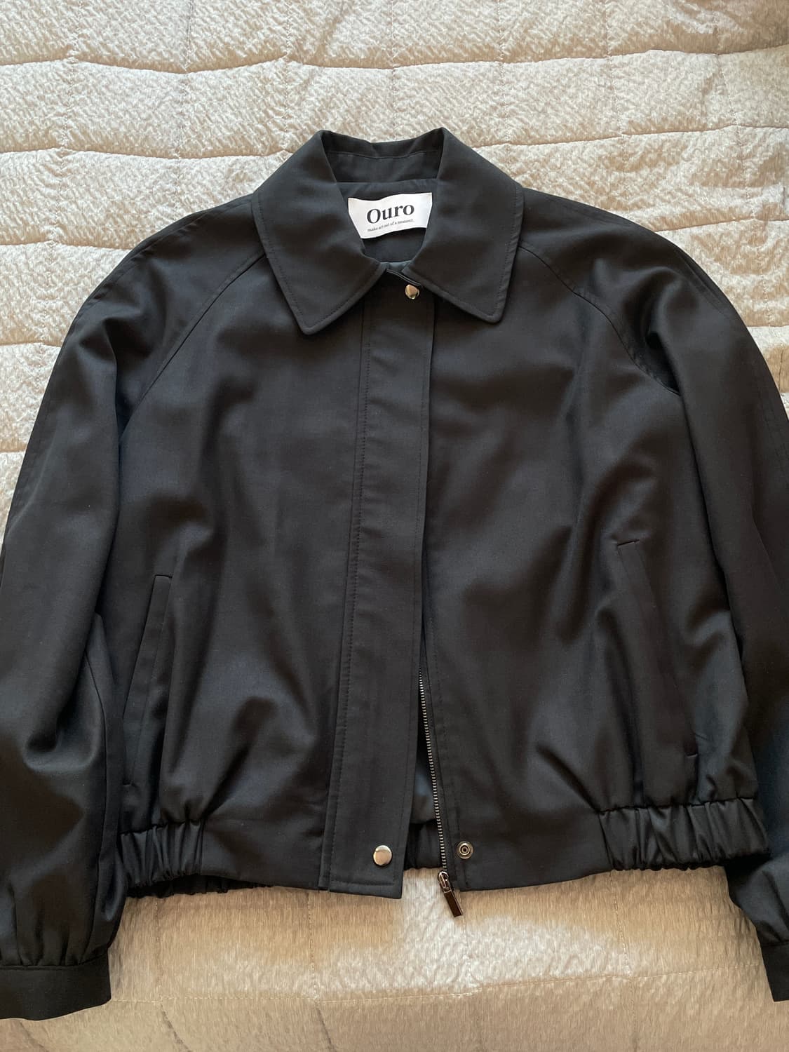 Ouro 아우로 블루종 블랙 상품이미지1