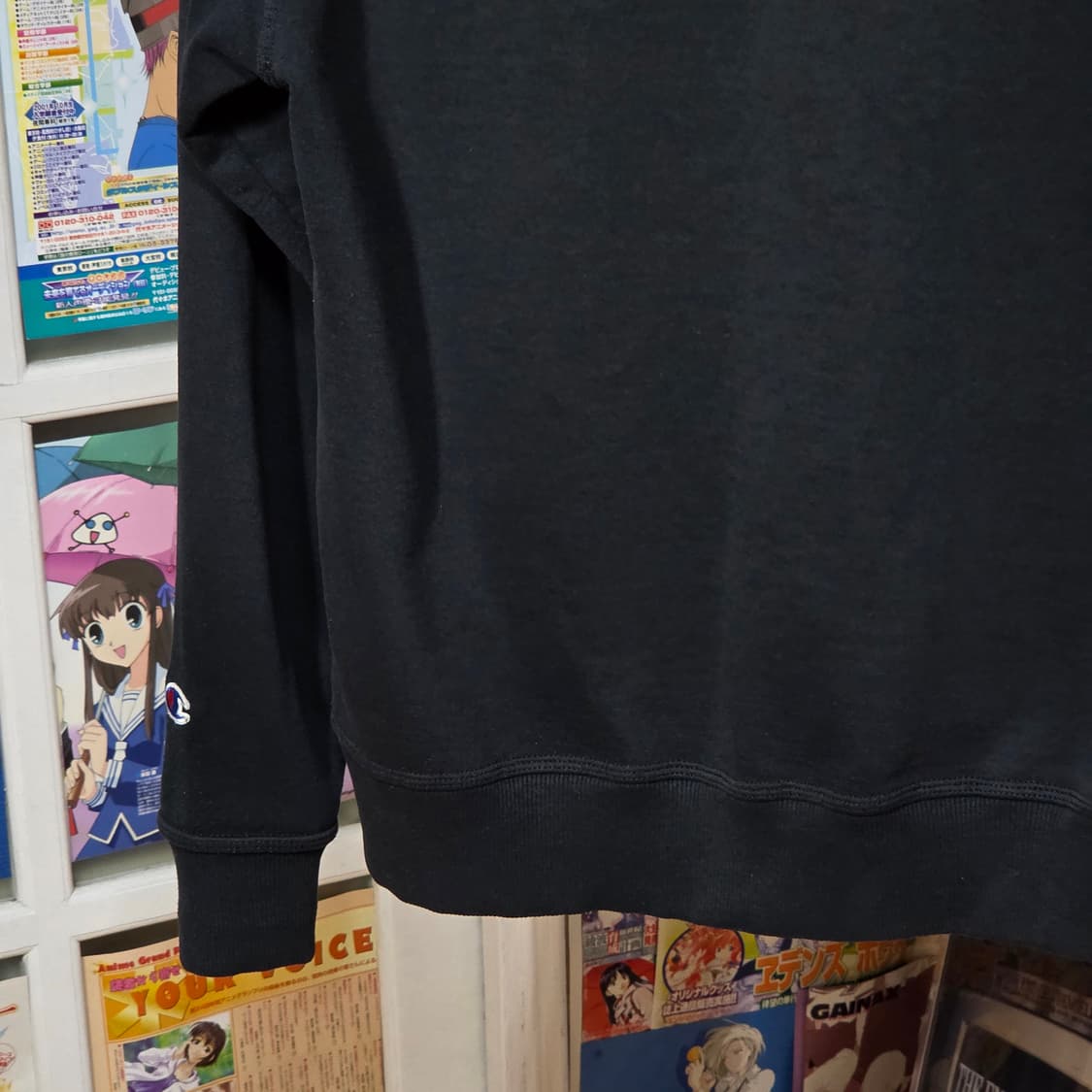 챔피온 블랙 C로고 자수 후드집업 상품이미지7