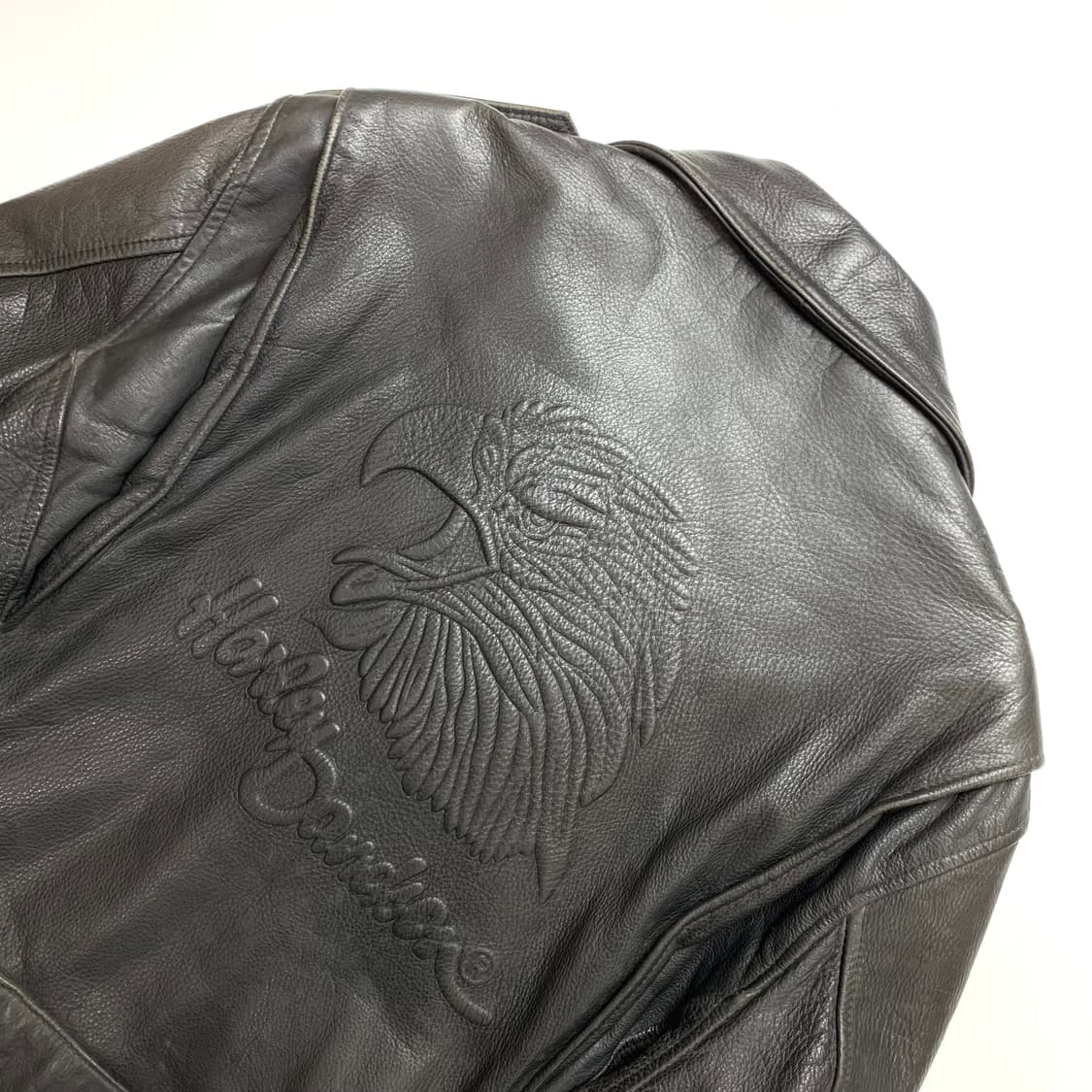 할리 데이비슨 블랙 빅로고 가죽자켓 42 상품이미지4