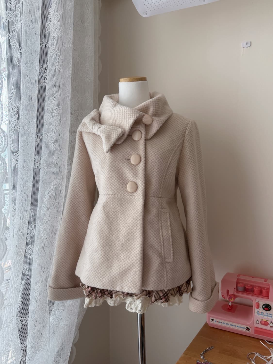 로디스포토 리본 코트 리즈리사 오네히메 라떼갸루 빈티지 상품이미지2