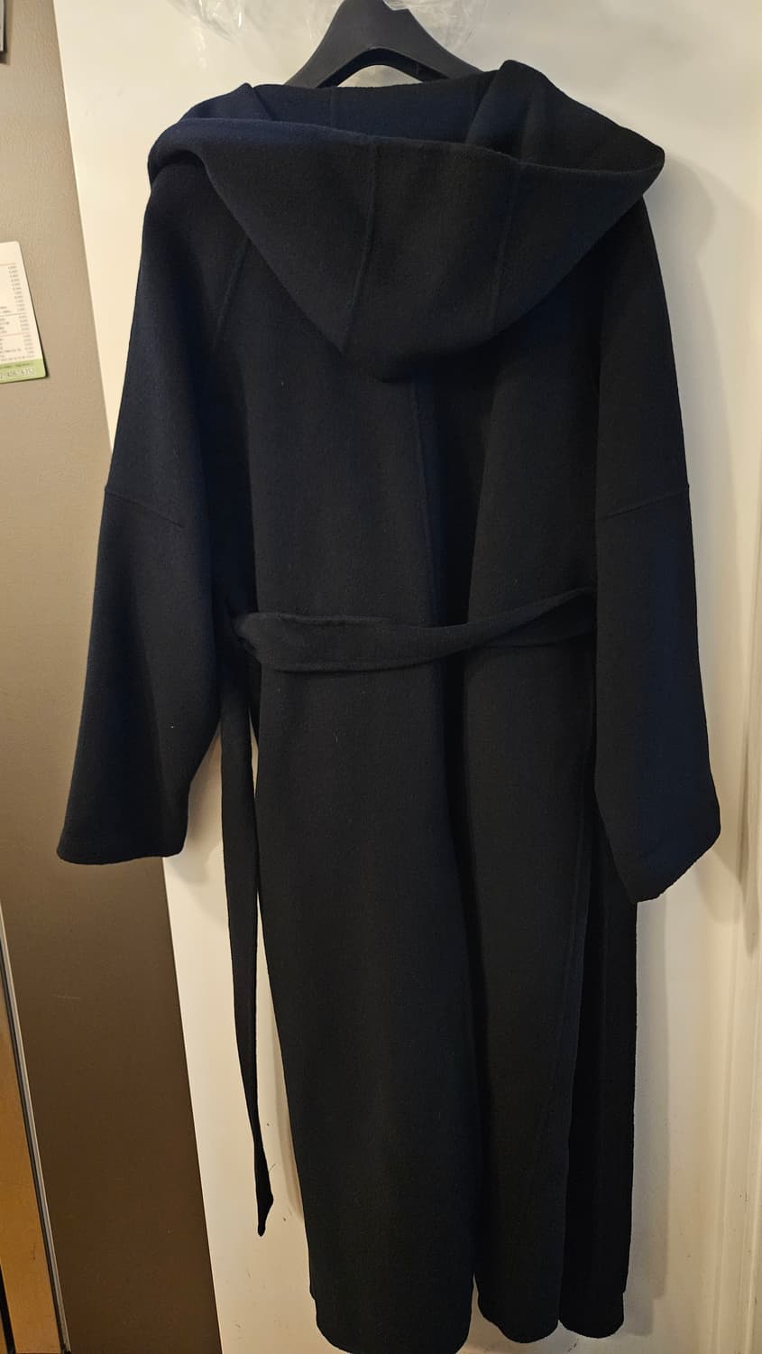 데무(DE MOO) 블랙 여성 코트 새 상품  F 상품이미지3