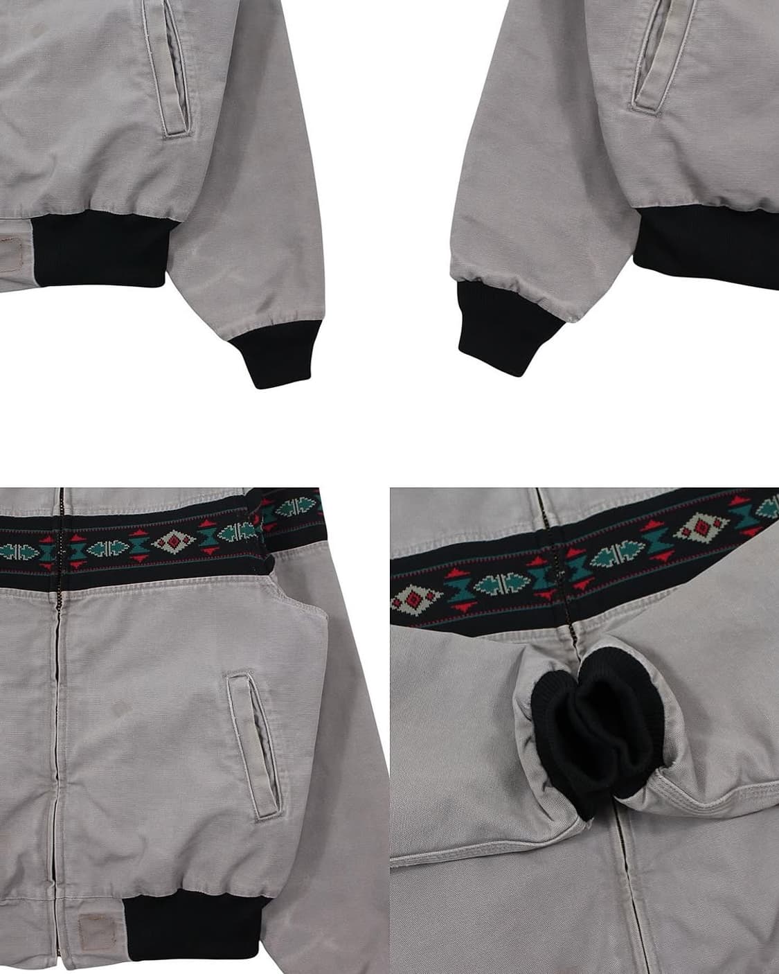 1999 칼하트 J77 CMT 펌 덕 사우스웨스트 자켓 빈티지 아즈텍 상품이미지5