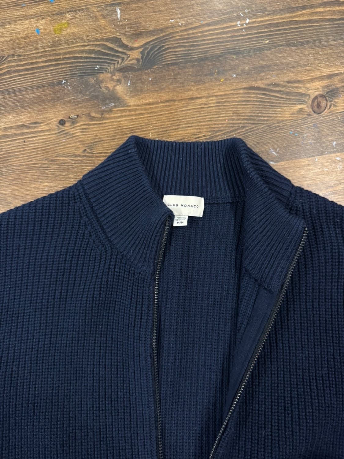 클럽모나코 짚업 가디건 100 상품이미지8