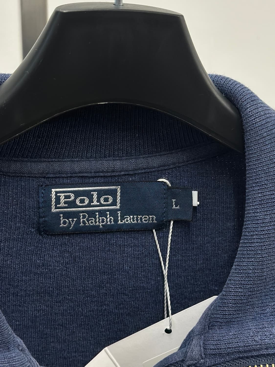 폴로 랄프로렌 뮤트블루 코튼 하프집업  상품이미지6