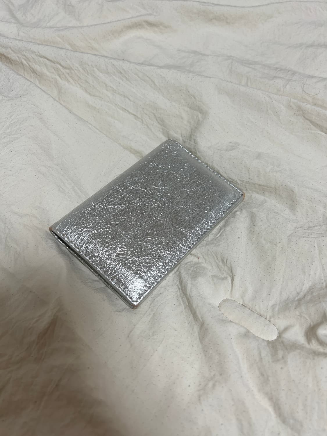 꼼데가르송 지갑 실버 상품이미지1