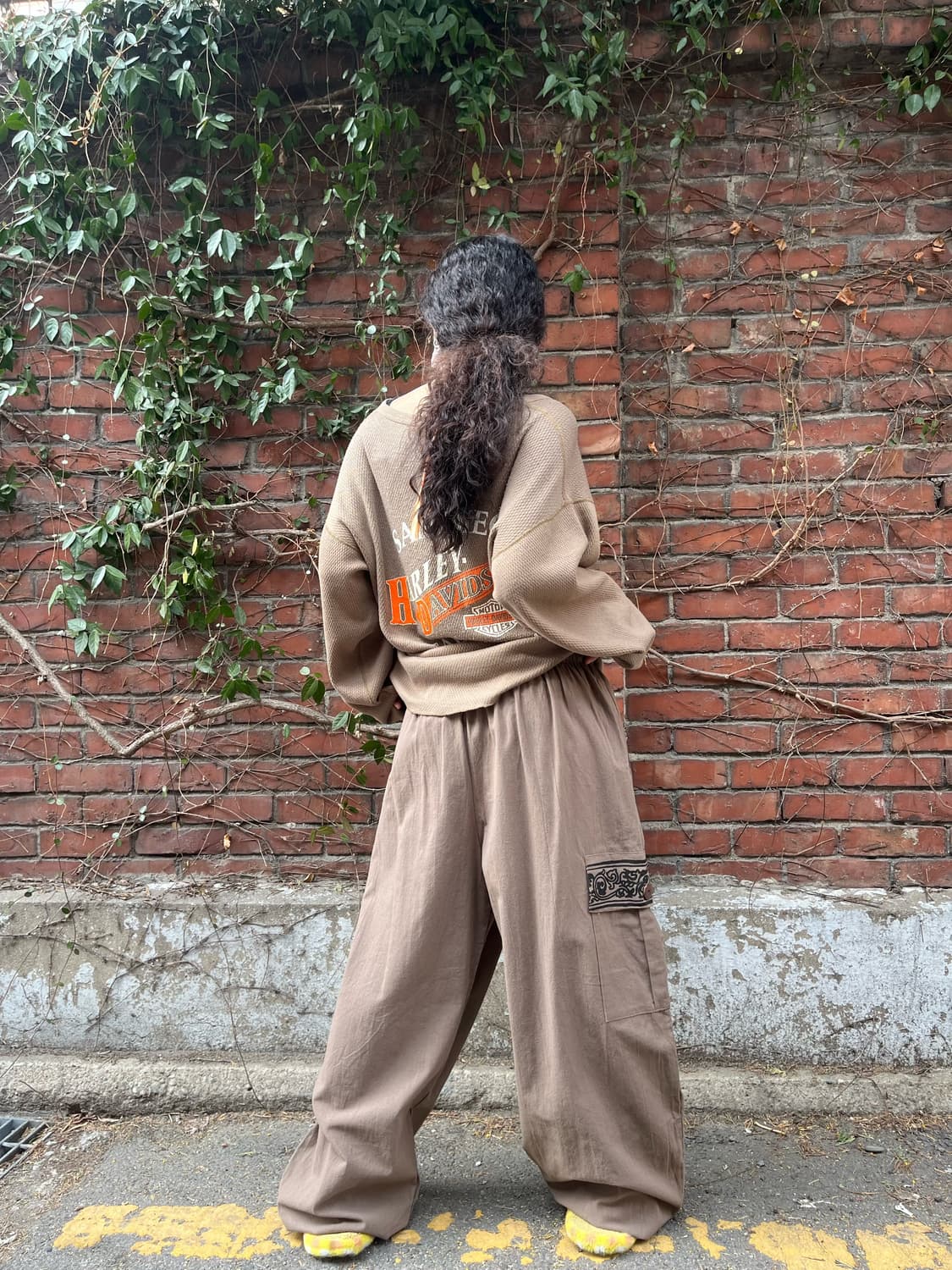 히피 에스닉 문양 와이드 벌룬 팬츠 상품이미지8