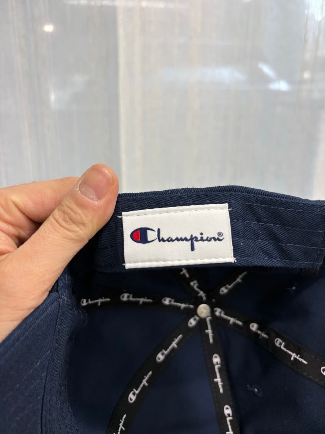 챔피온 자수로고 볼캡 모자 상품이미지5