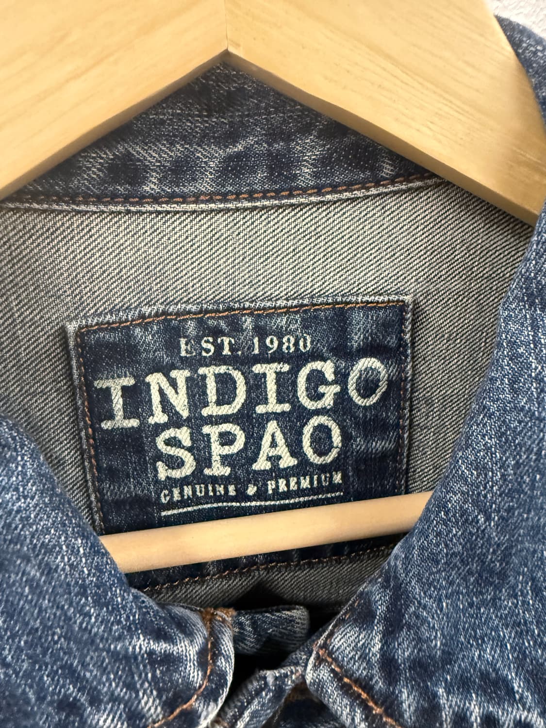 빈티지 인디고 스파오 스누피 플라잉 에이스 데님청자켓 L 상품이미지7