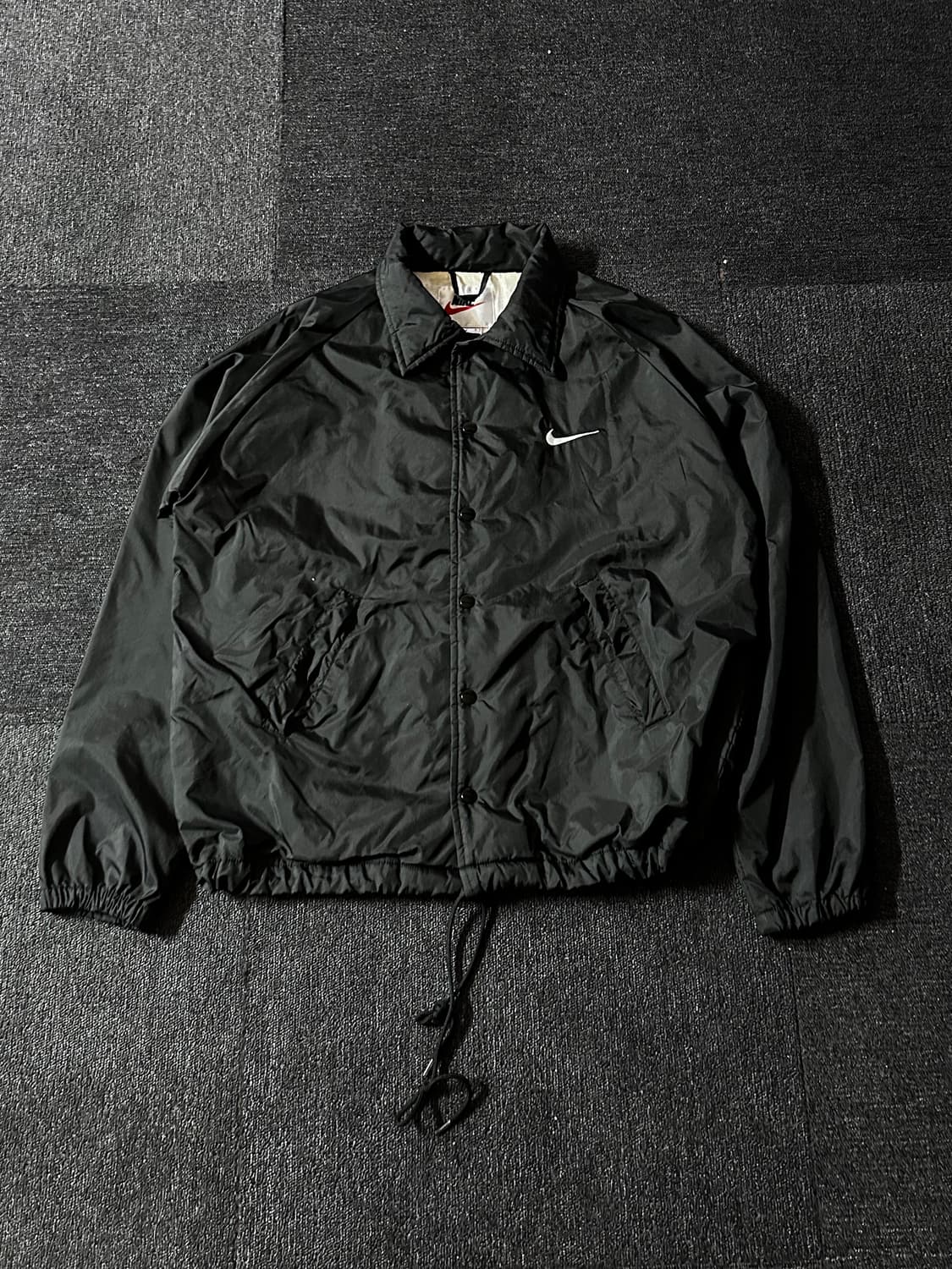 90s Nike 나이키 블랙 코치 자켓  XL 상품이미지1