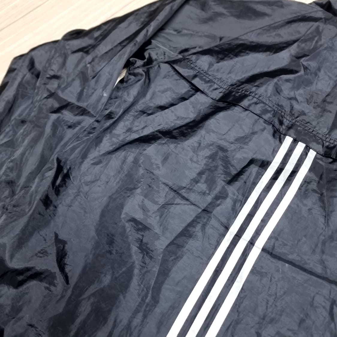 한국제 아디다스 블랙 바람막이 자켓(100-105) 상품이미지8