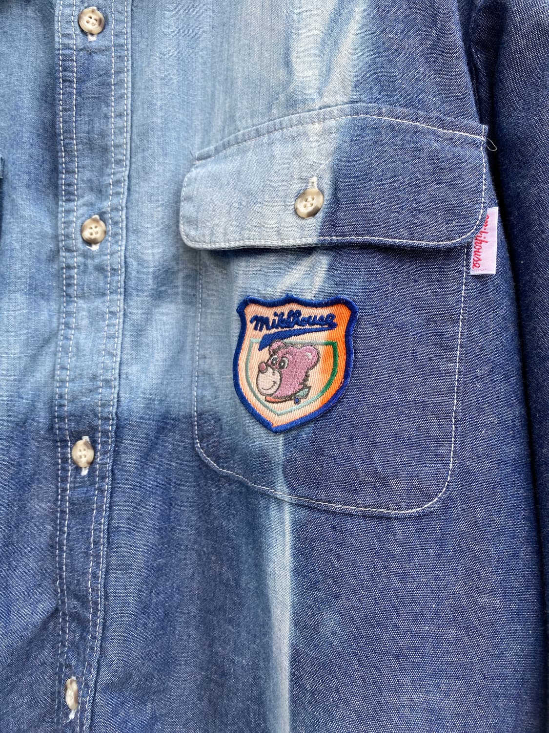 Miki house Denim Shirt 상품이미지3