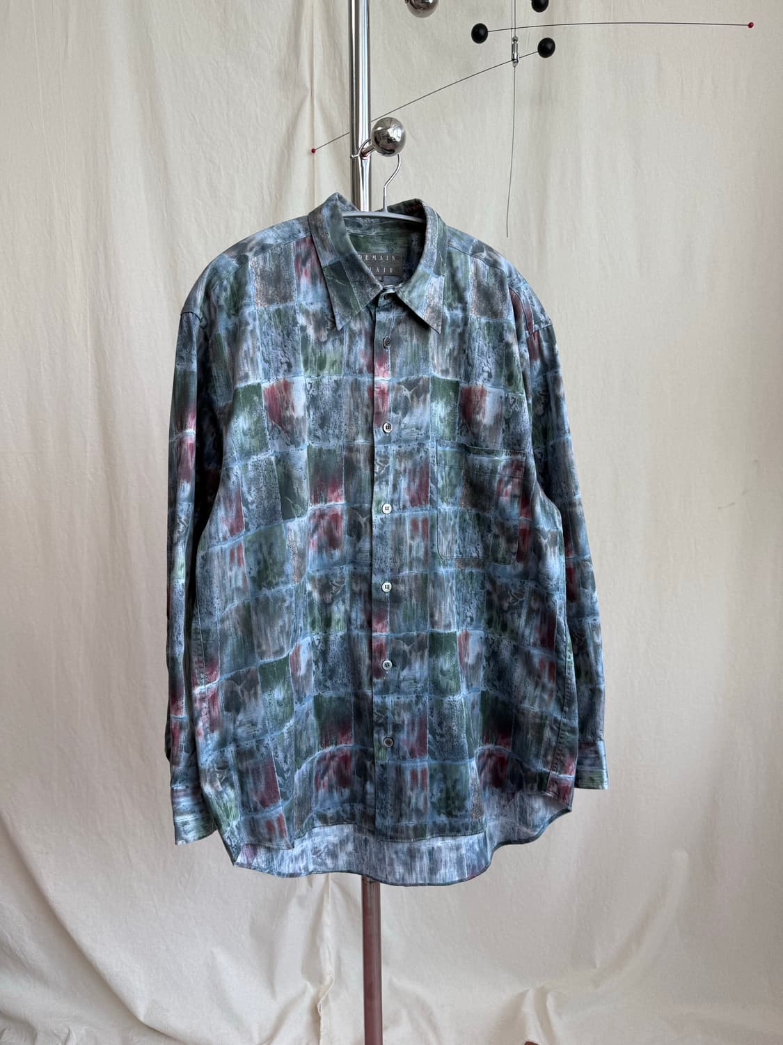 Demain Clair 모자이크 타일 셔츠 상품이미지1