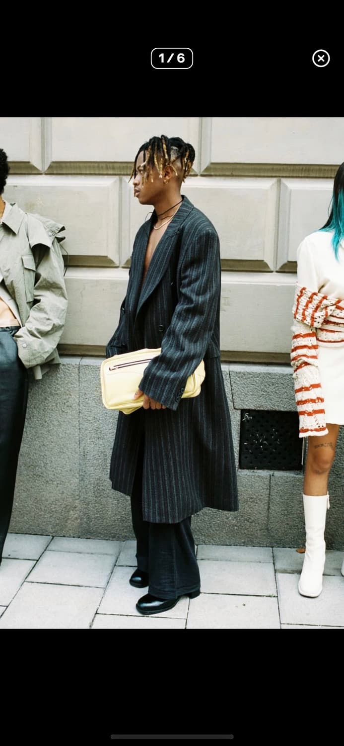 아워레가시 웨일코트 브라운스트라이프44사이즈 상품이미지1