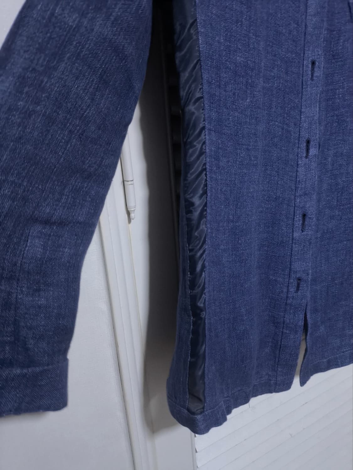 38 알마니 데님 노카라 자켓 상품이미지6