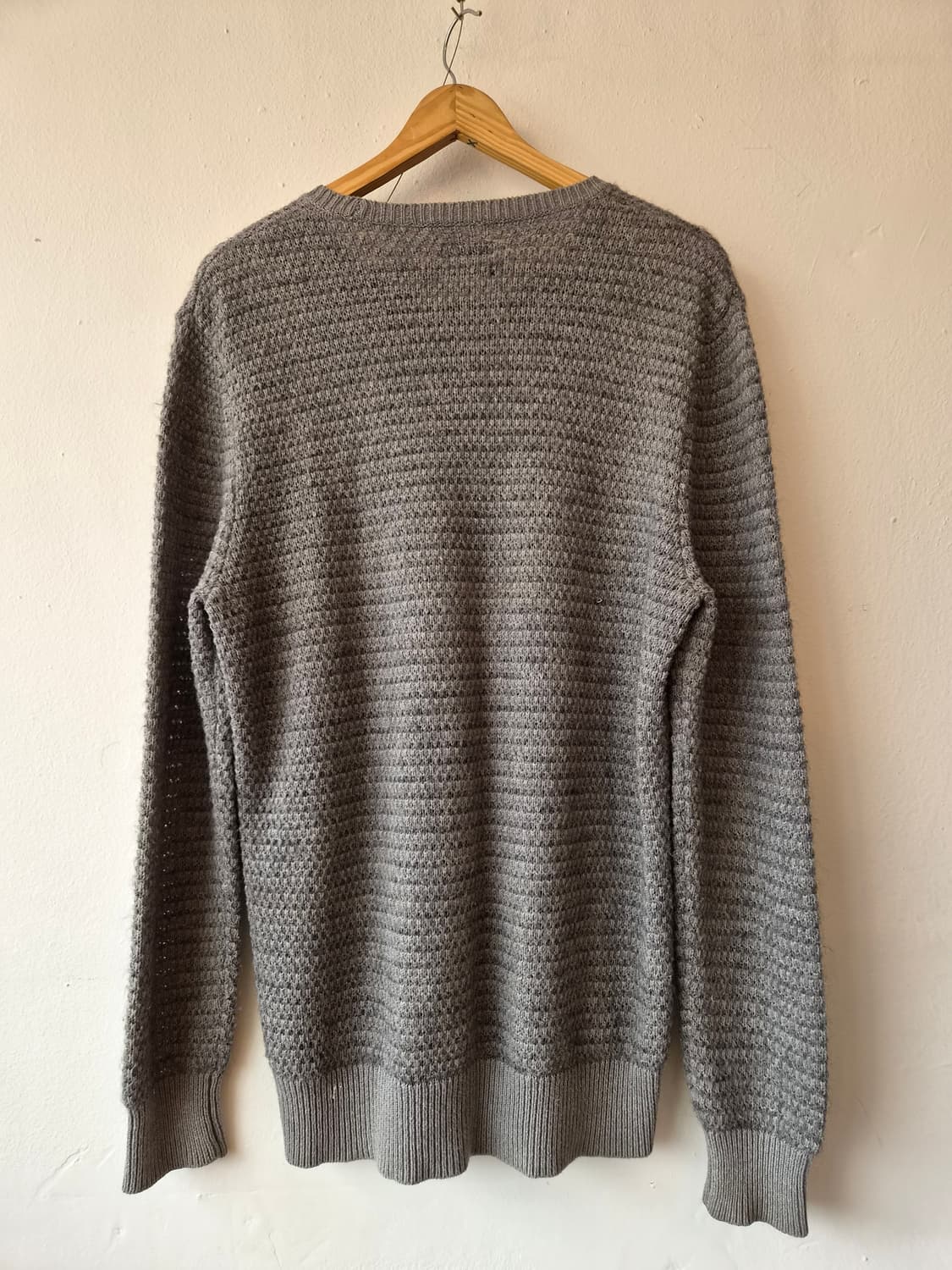 올세인츠 남성 간절기울라운드니트 M사이즈 상품이미지3