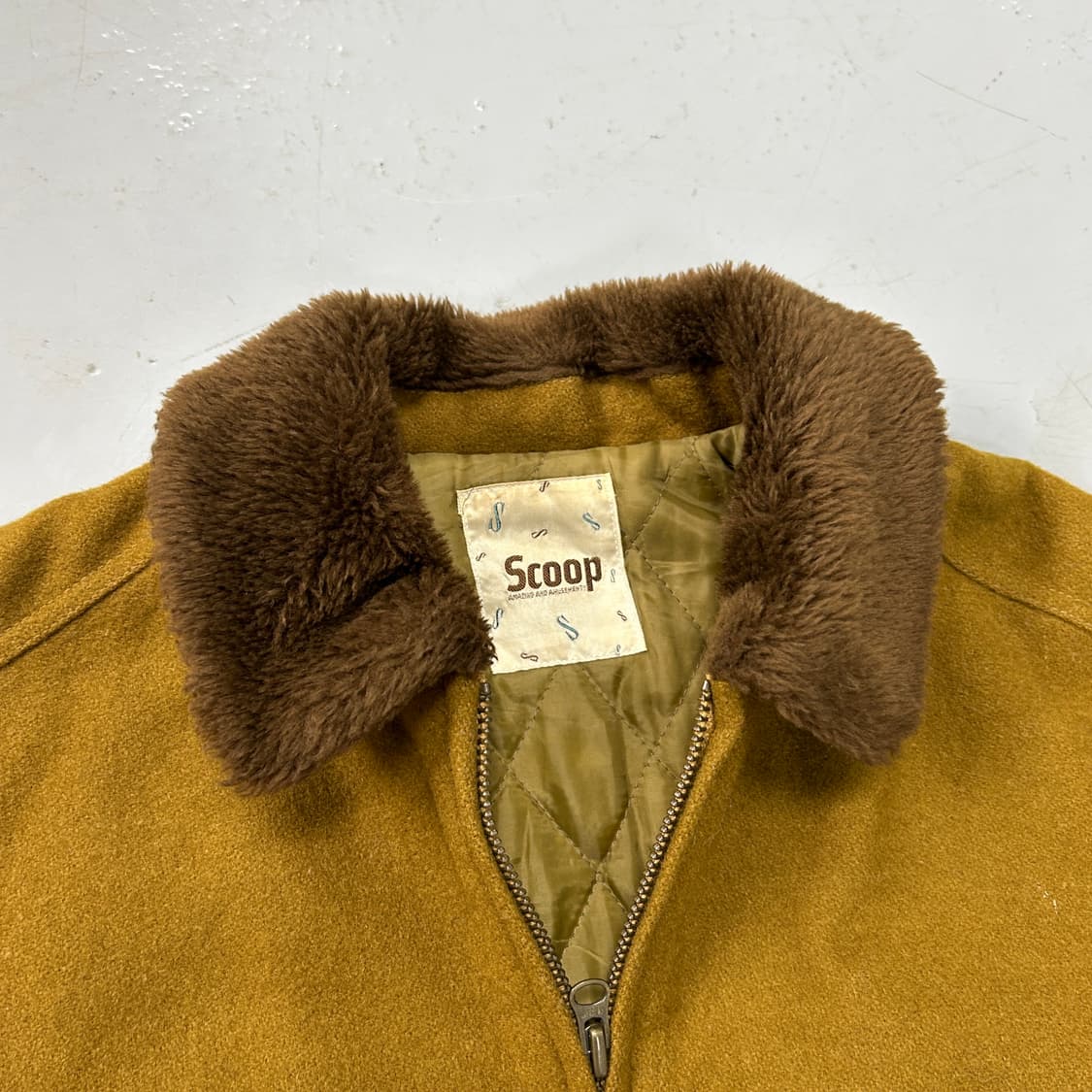 80s Scoop 리얼레더 울 웨스턴 자켓  상품이미지8