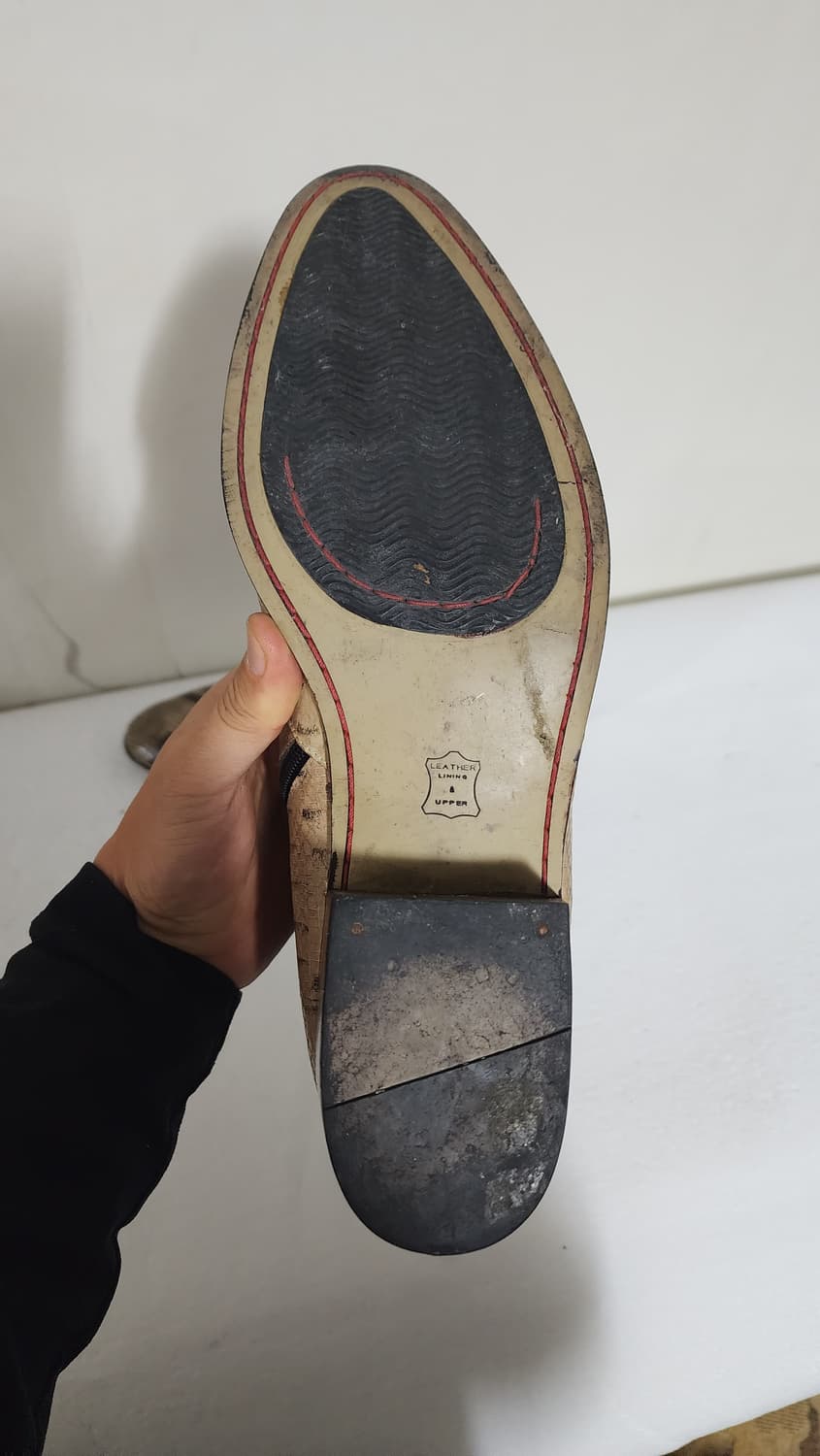 미라드 빈티지 수제화 파이톤 무늬 웨스턴 부츠 상품이미지8