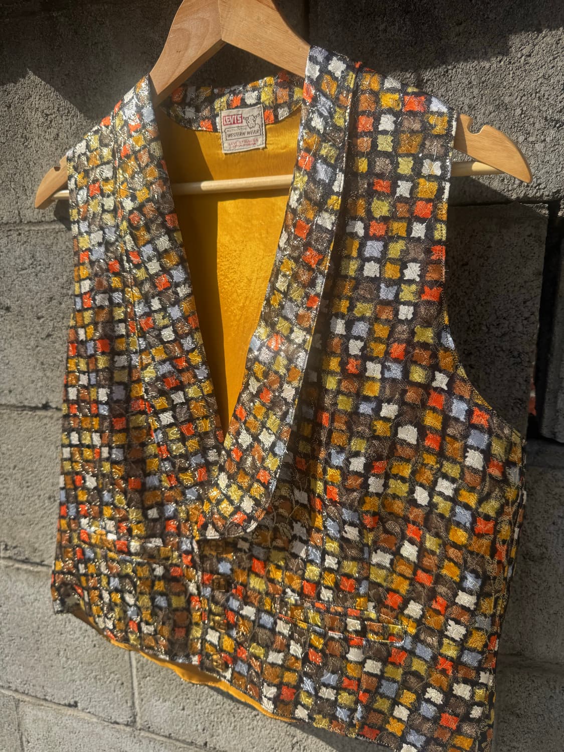 50s 리바이스 빈티지 숏혼 웨스턴 웨어 카지노 포커 딜러 베스트 상품이미지3