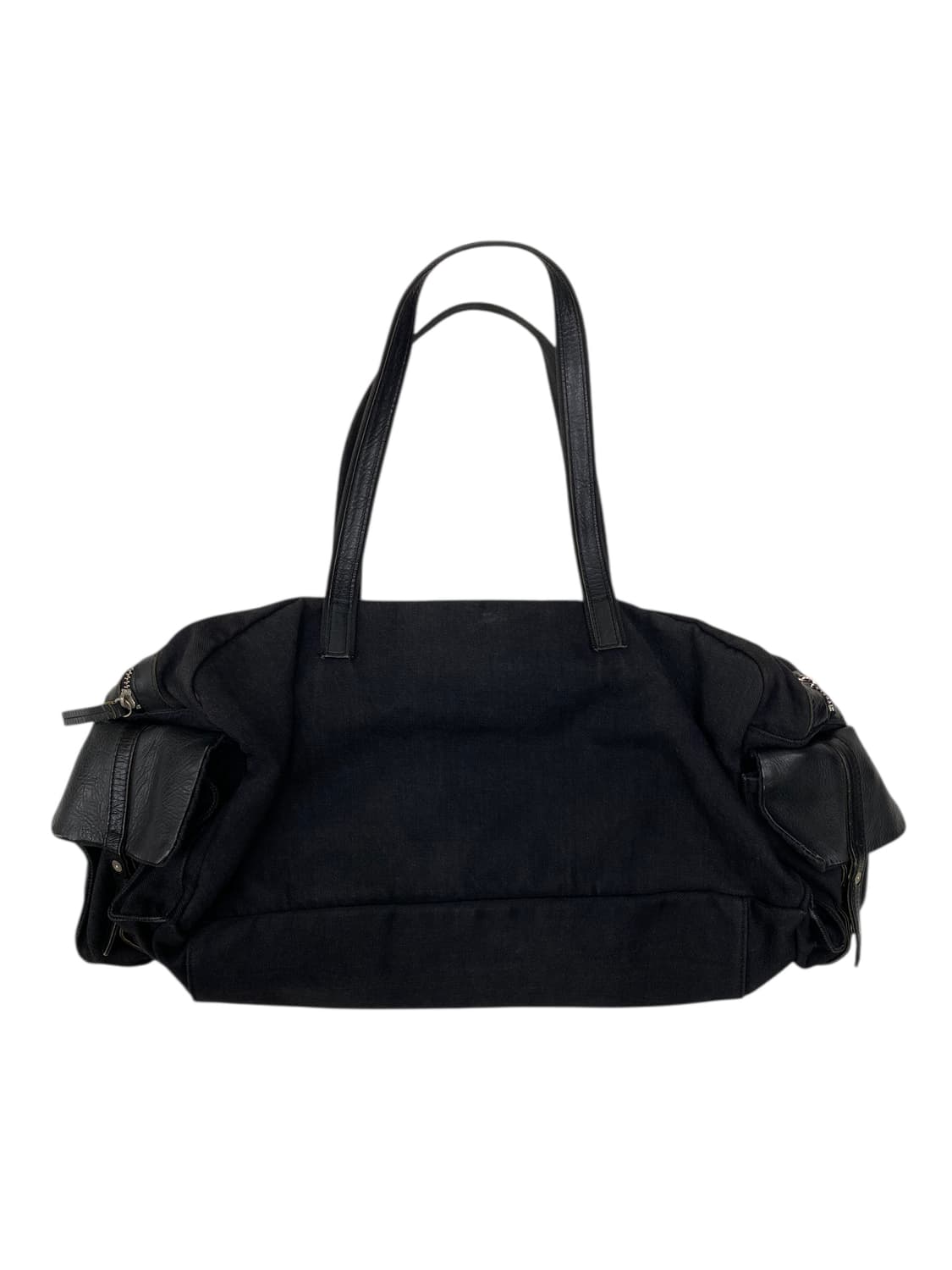 요지야마모토 y2k 블랙 데님 숄더백 상품이미지2