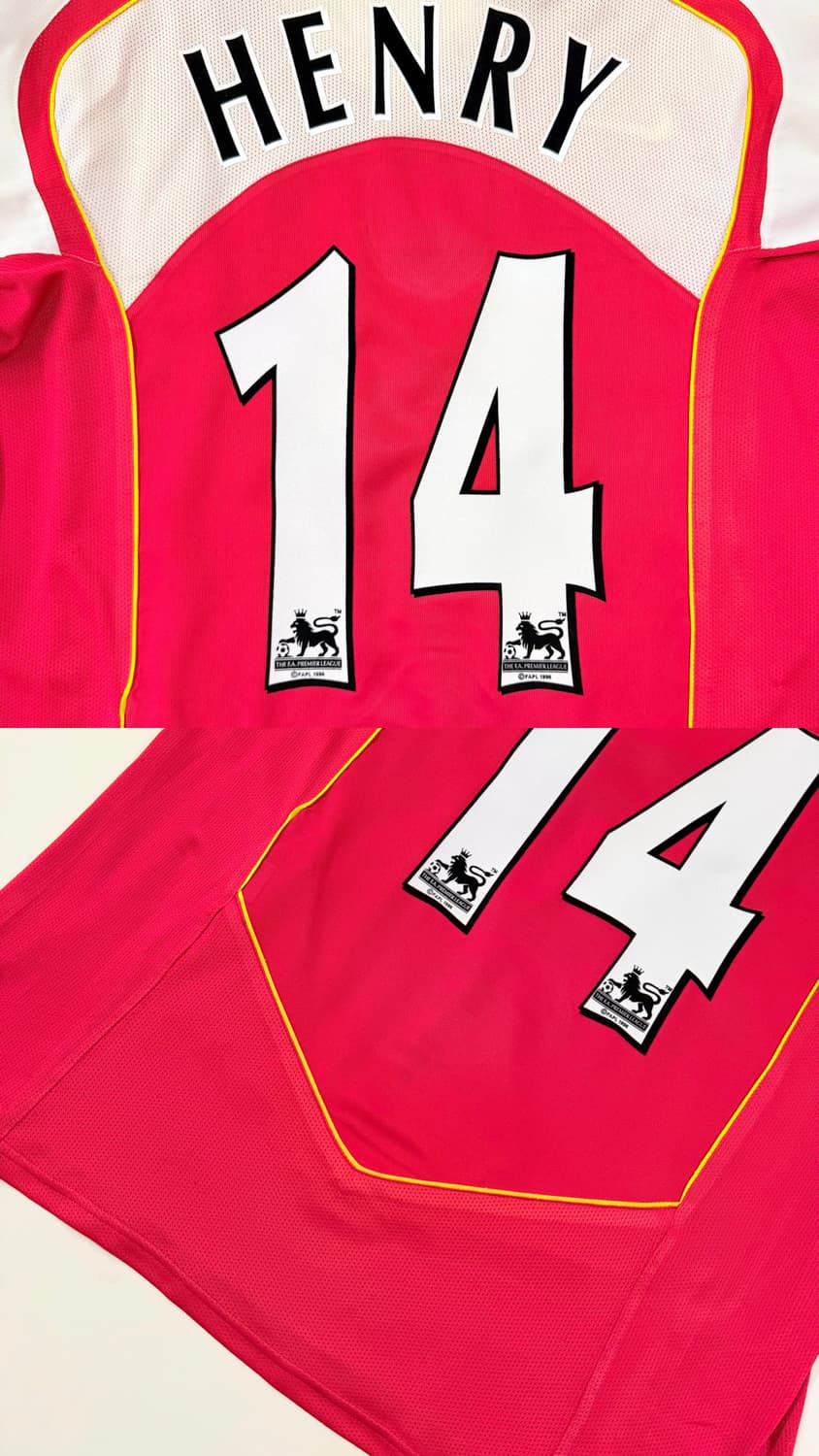 04-05 아스날 홈 앙리 유니폼 상품이미지2