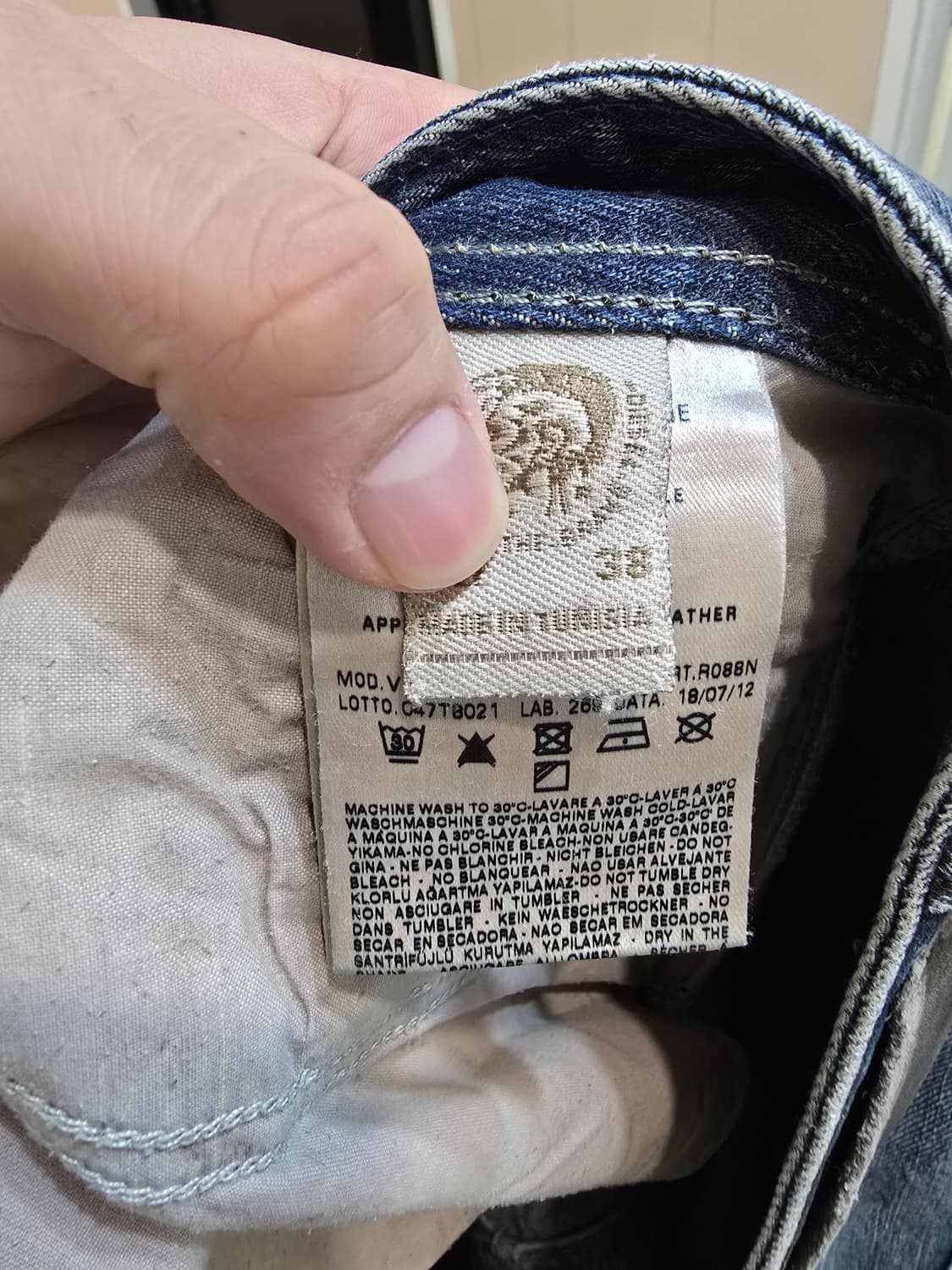 디젤 바이커 데님 상품이미지5