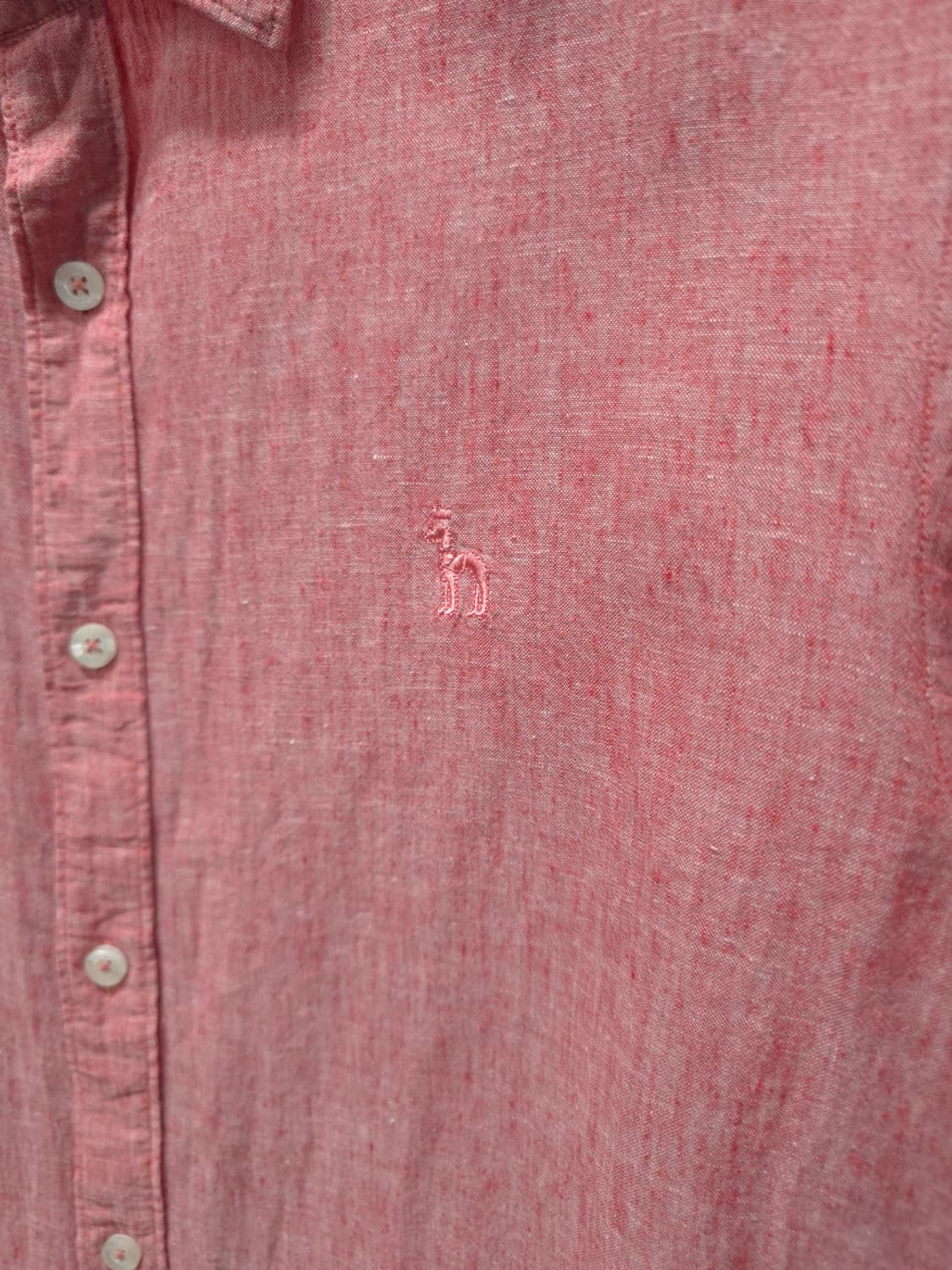 헤지스 남성 코튼 린넨 혼방 긴팔 봄여름 셔츠 (105) 상품이미지4