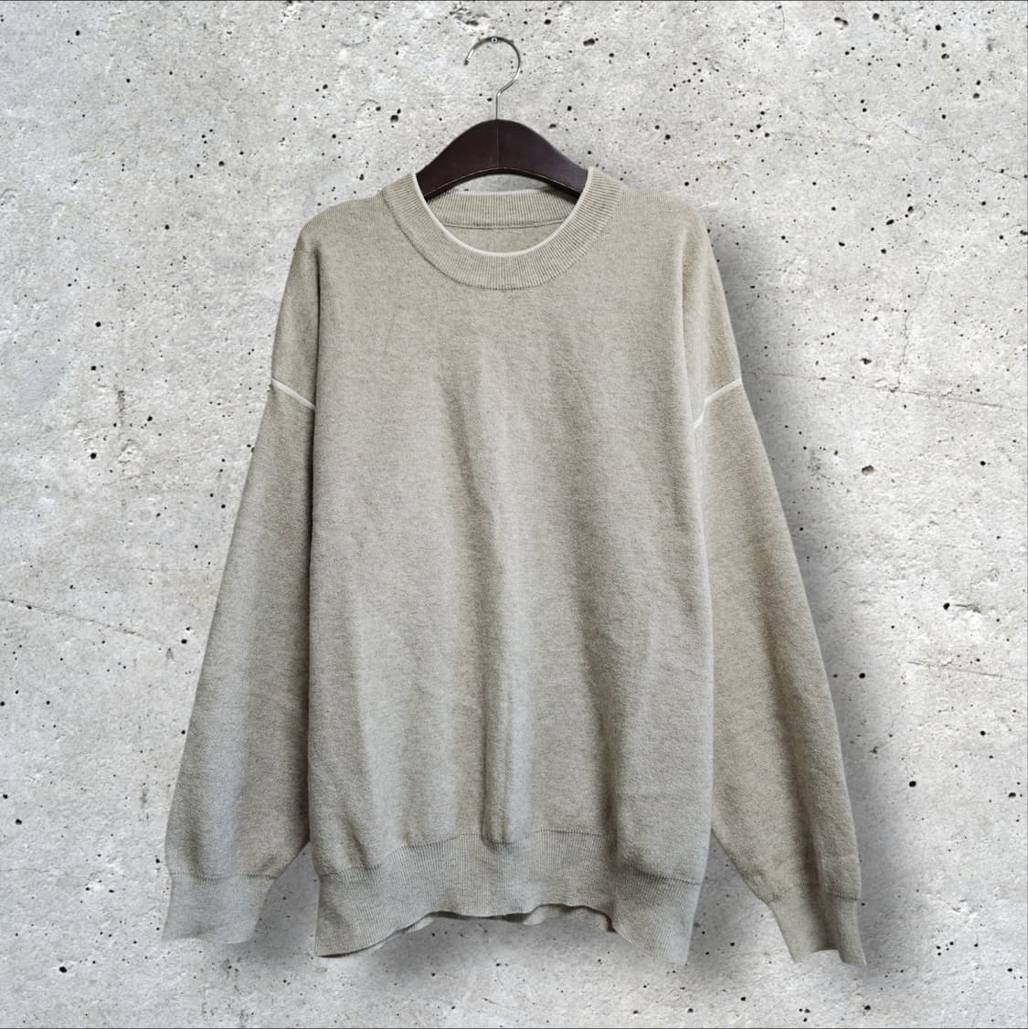 오트밀 니트 (110/2XL) 상품이미지1