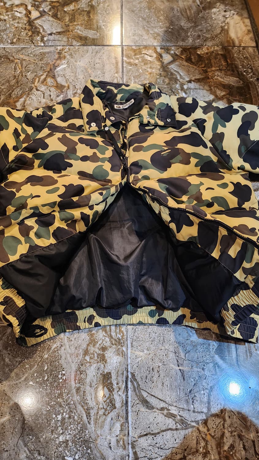 베이프 황계카모 패딩 상품이미지5