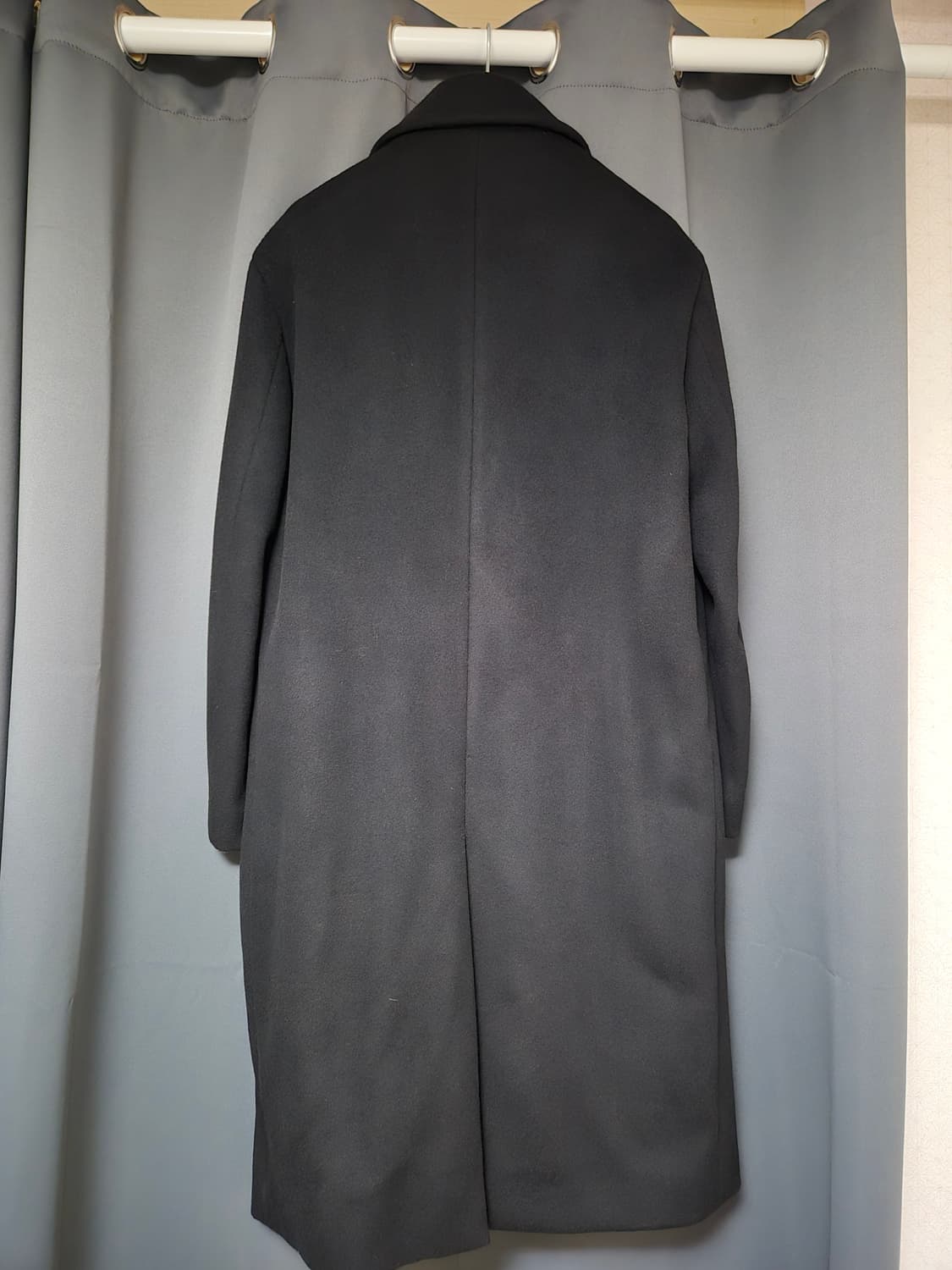 무신사스탠다드 캐시미어 블렌드 오버사이즈 더블코트 Black 상품이미지3