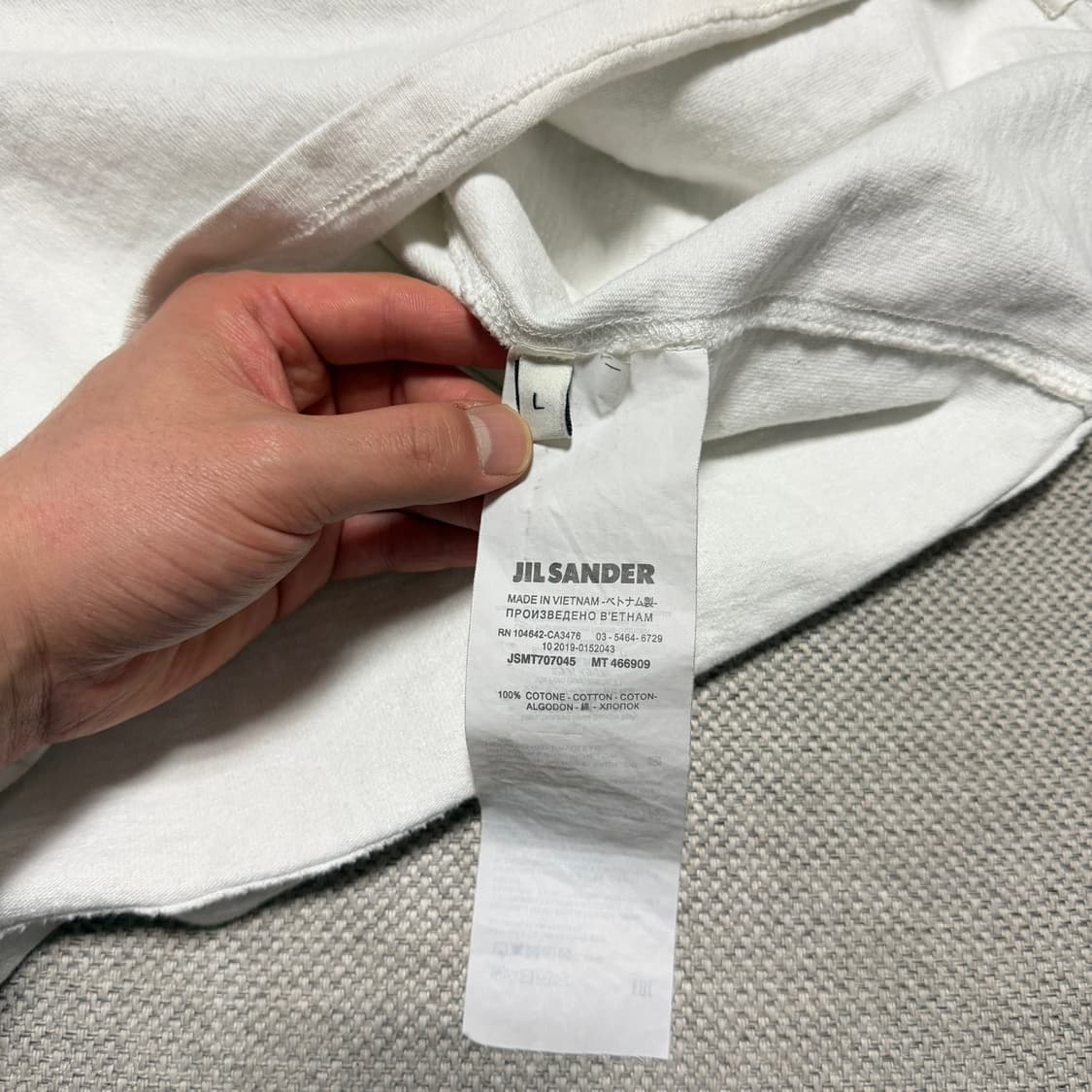 질샌더 x 아크테릭스 스카치 로고 반팔 상품이미지5