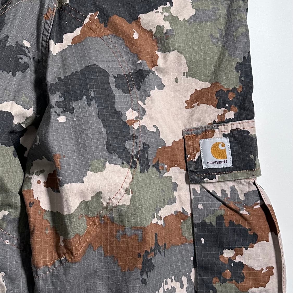 칼하트 립스탑 카모 카고팬츠 상품이미지6
