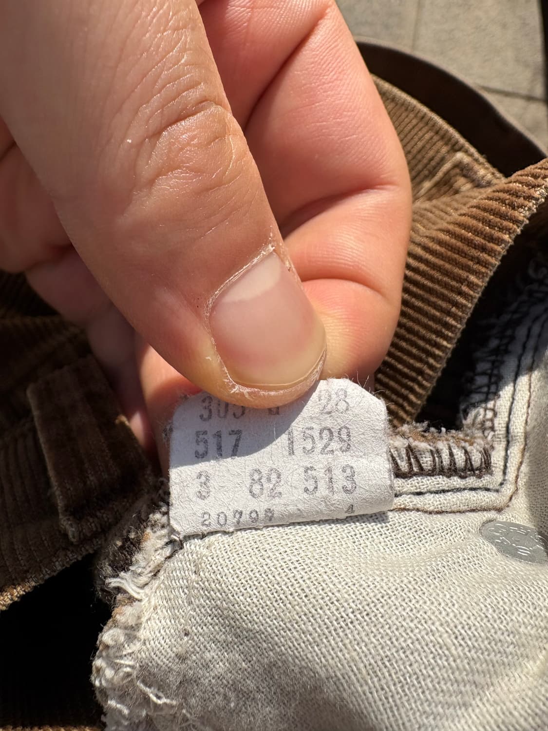 80s 리바이스 517 코듀로이 팬츠 상품이미지4