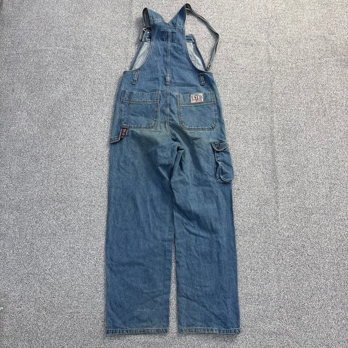 겟유즈드 데님 오버롤 팬츠 (버클X) 0409J 상품이미지3